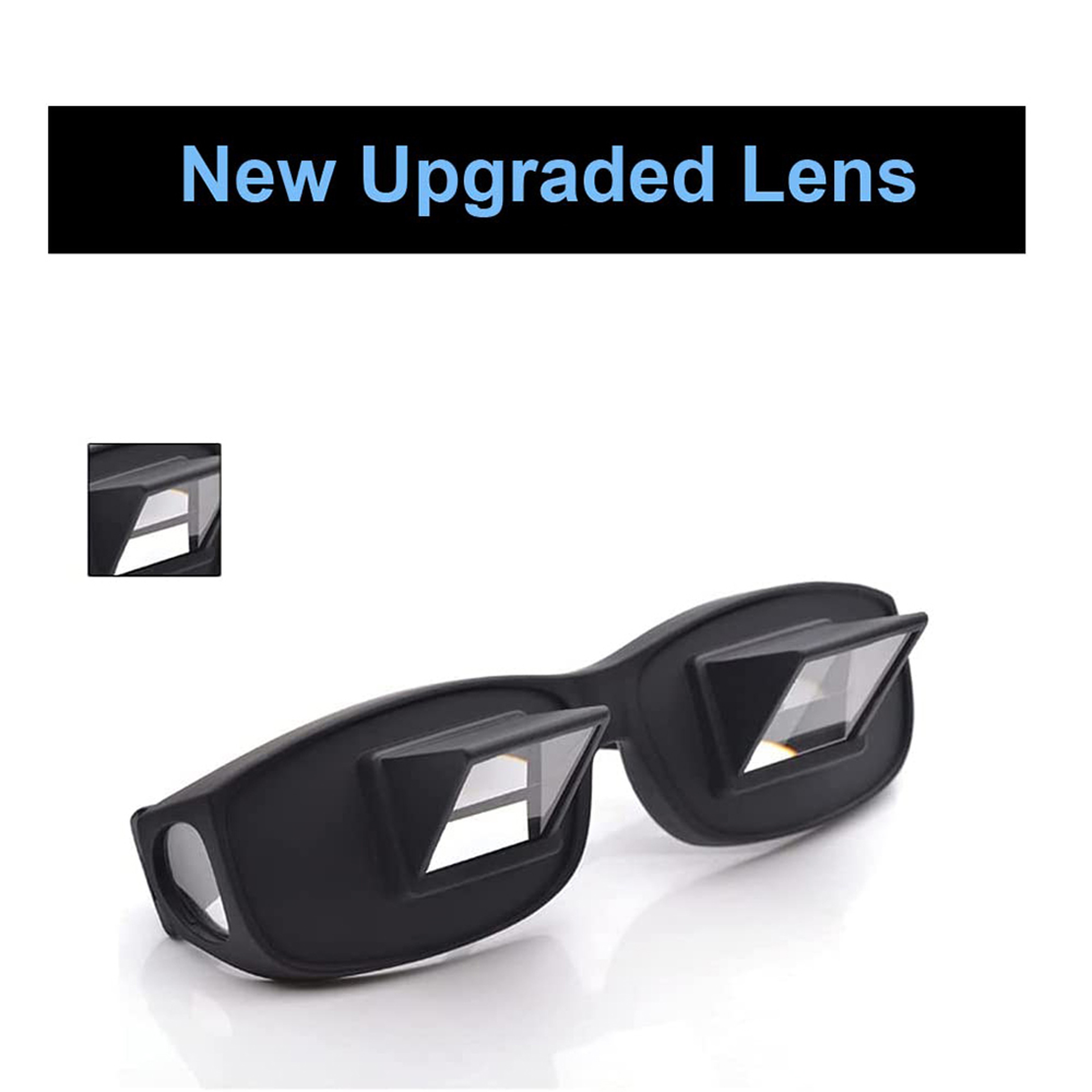 Prism Spectacles For Reading  TV Viewing Comfortable Horizontal Viewing Glasses For Bed Rest 1