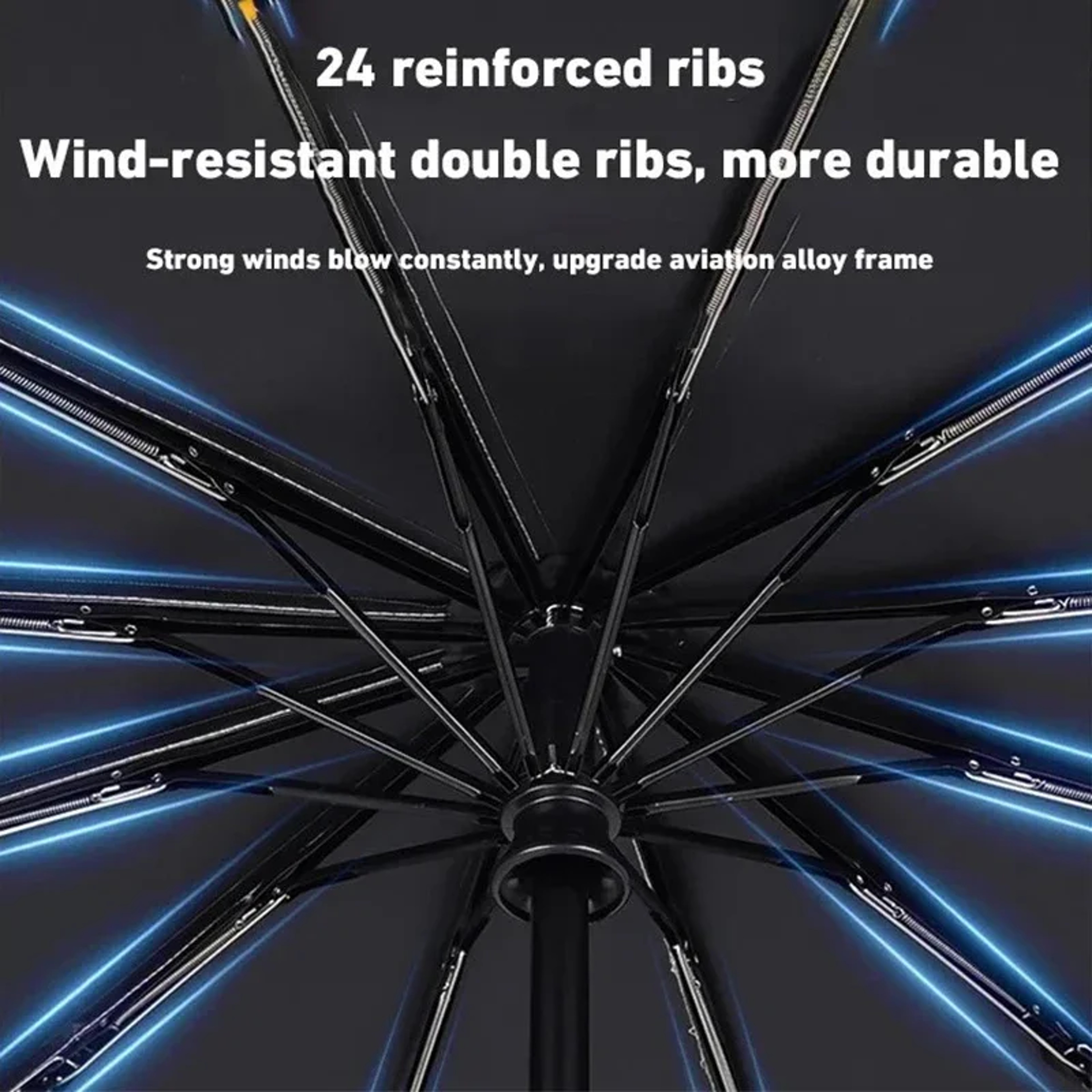 Automatic Umbrella With UV Protection 24Bone Collapsible Sunshade For Outdoor Use 5