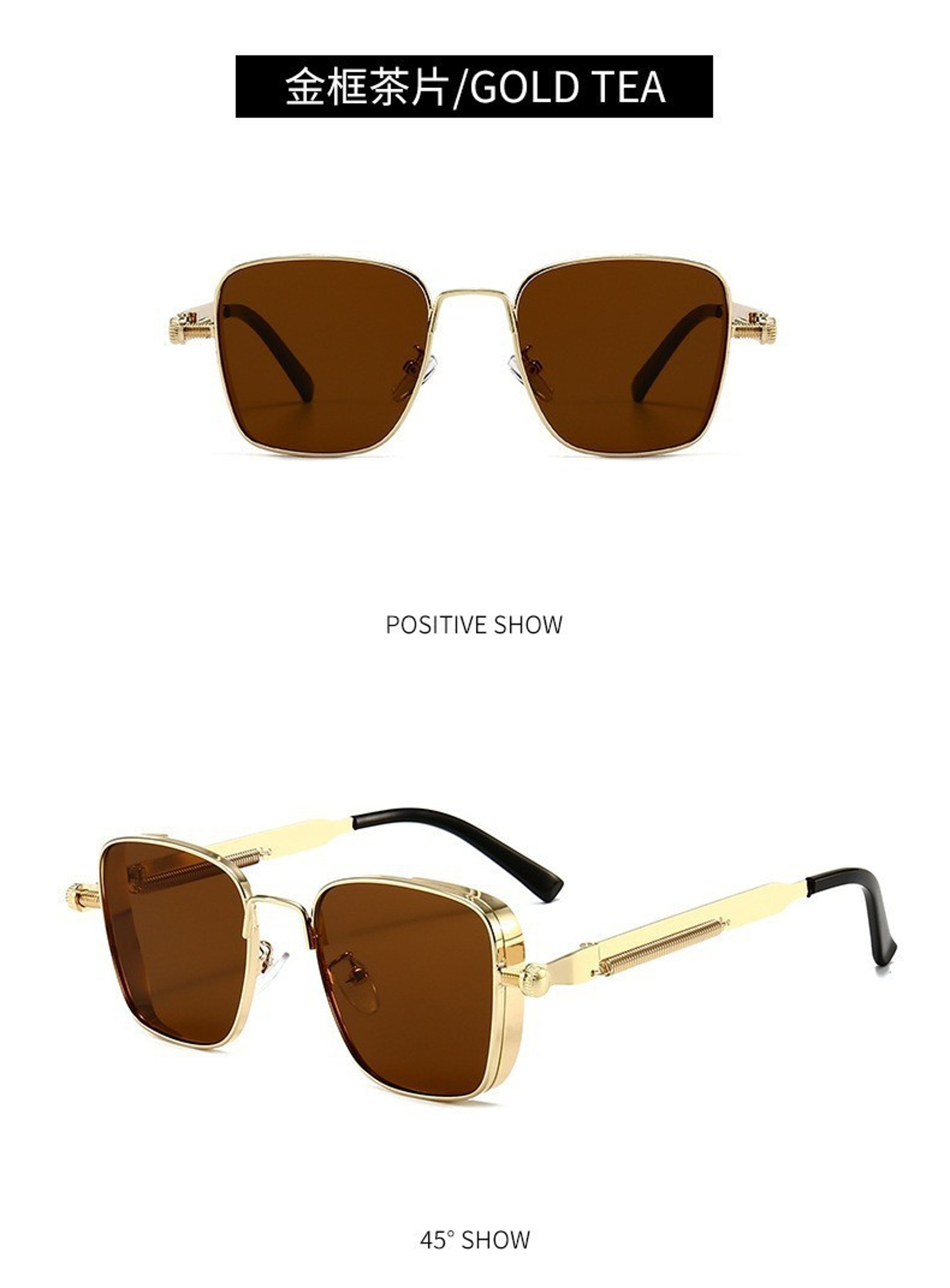 Polarized Metal Punk Sunglasses For Men UV Protection  HighQuality Fashion Trend 8