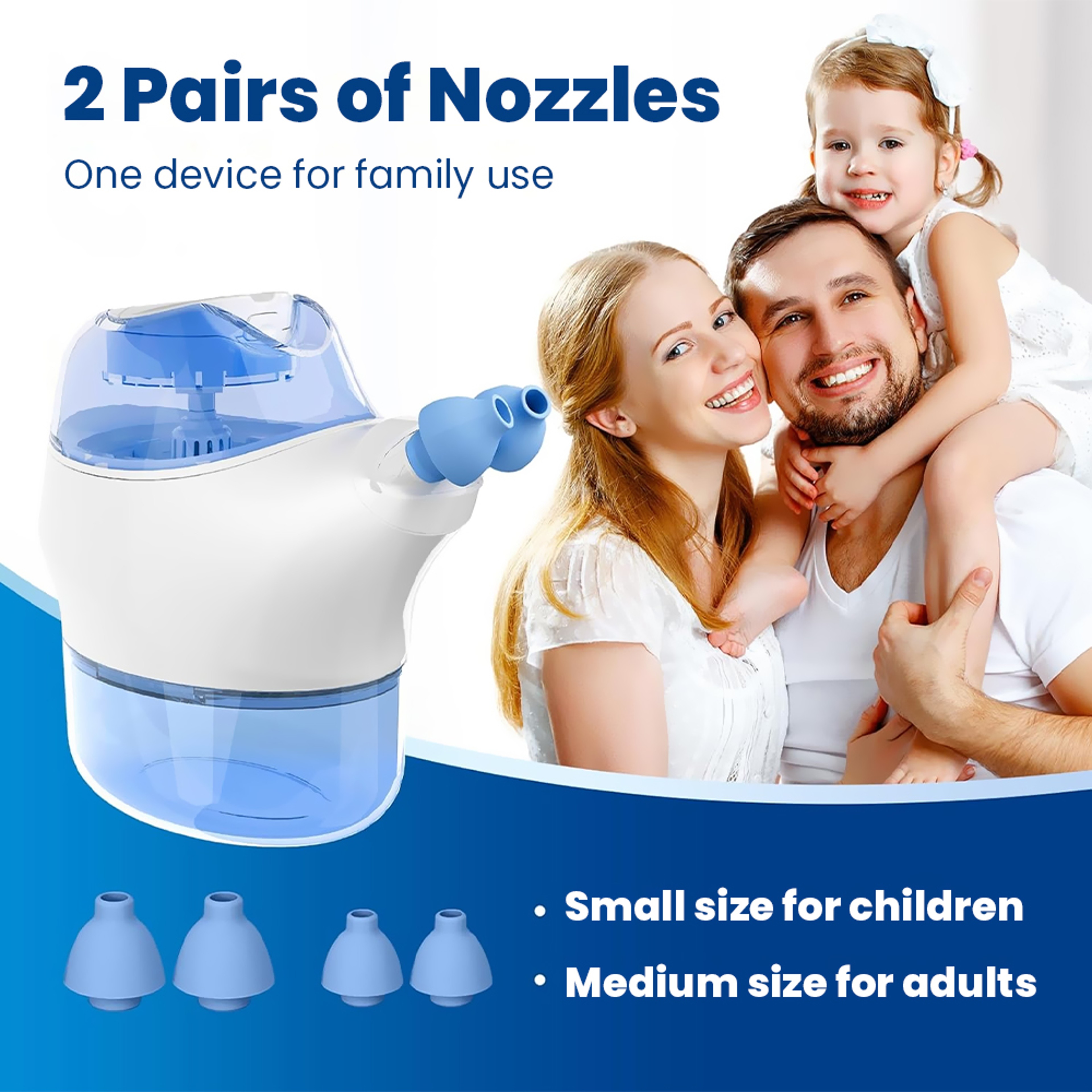 Electric Nasal Irrigator Sinus Rinse Machine Nose Cleaner 3