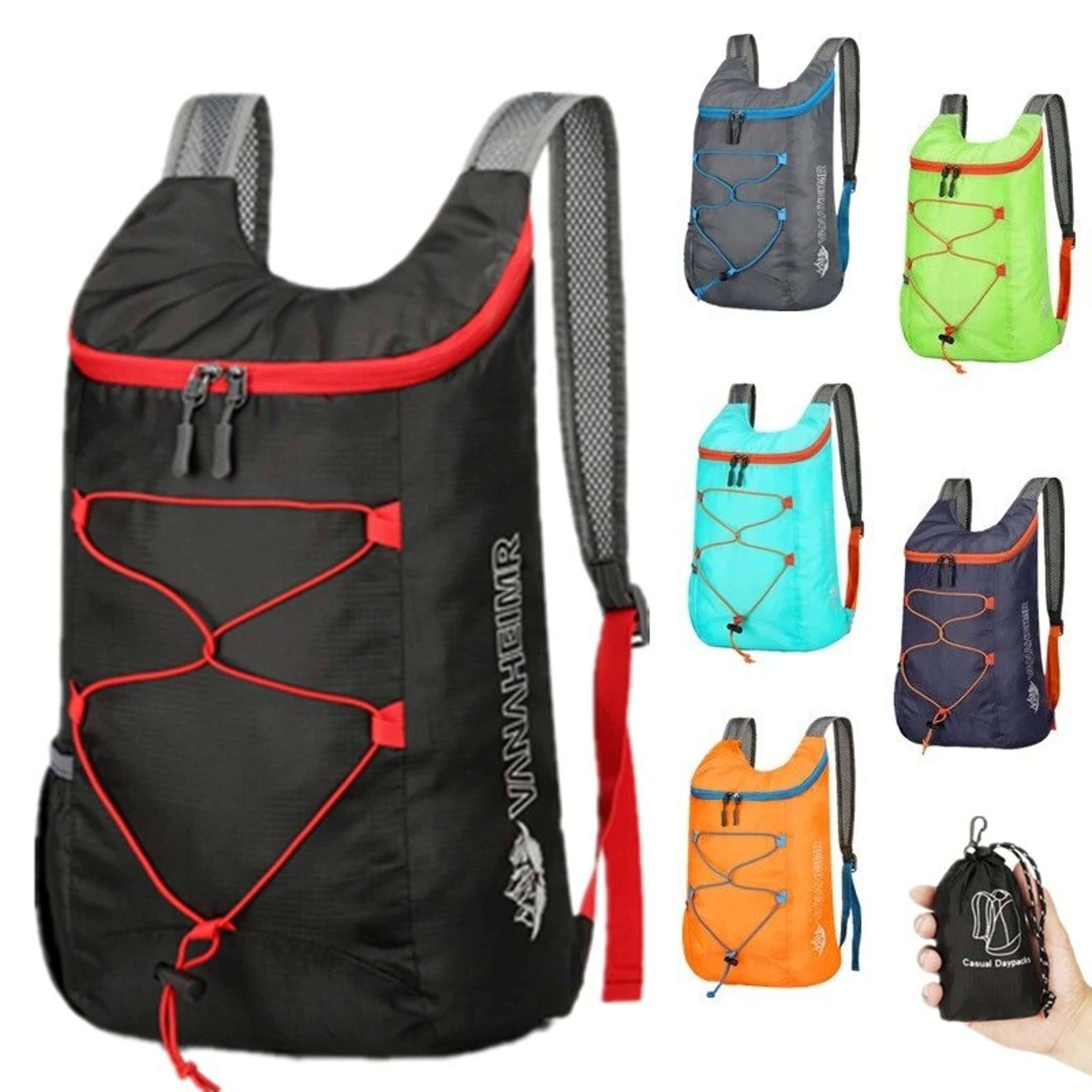 Foldable Waterproof Hiking Backpack Lightweight Travel Daypack – view 6
