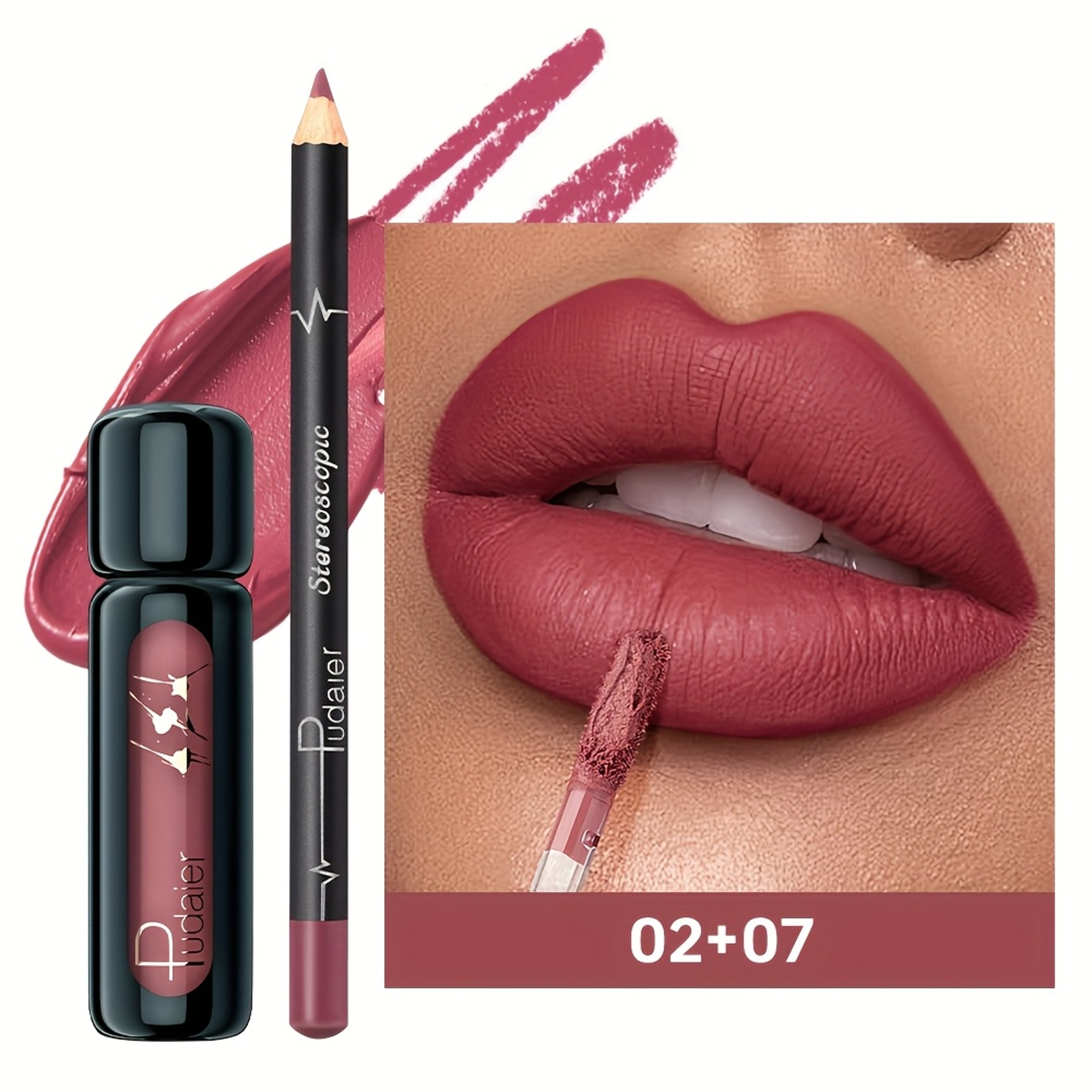 Waterproof Lip Liner Set Long Lasting Smudge Proof Matte Lip Pencil Collection – view 11