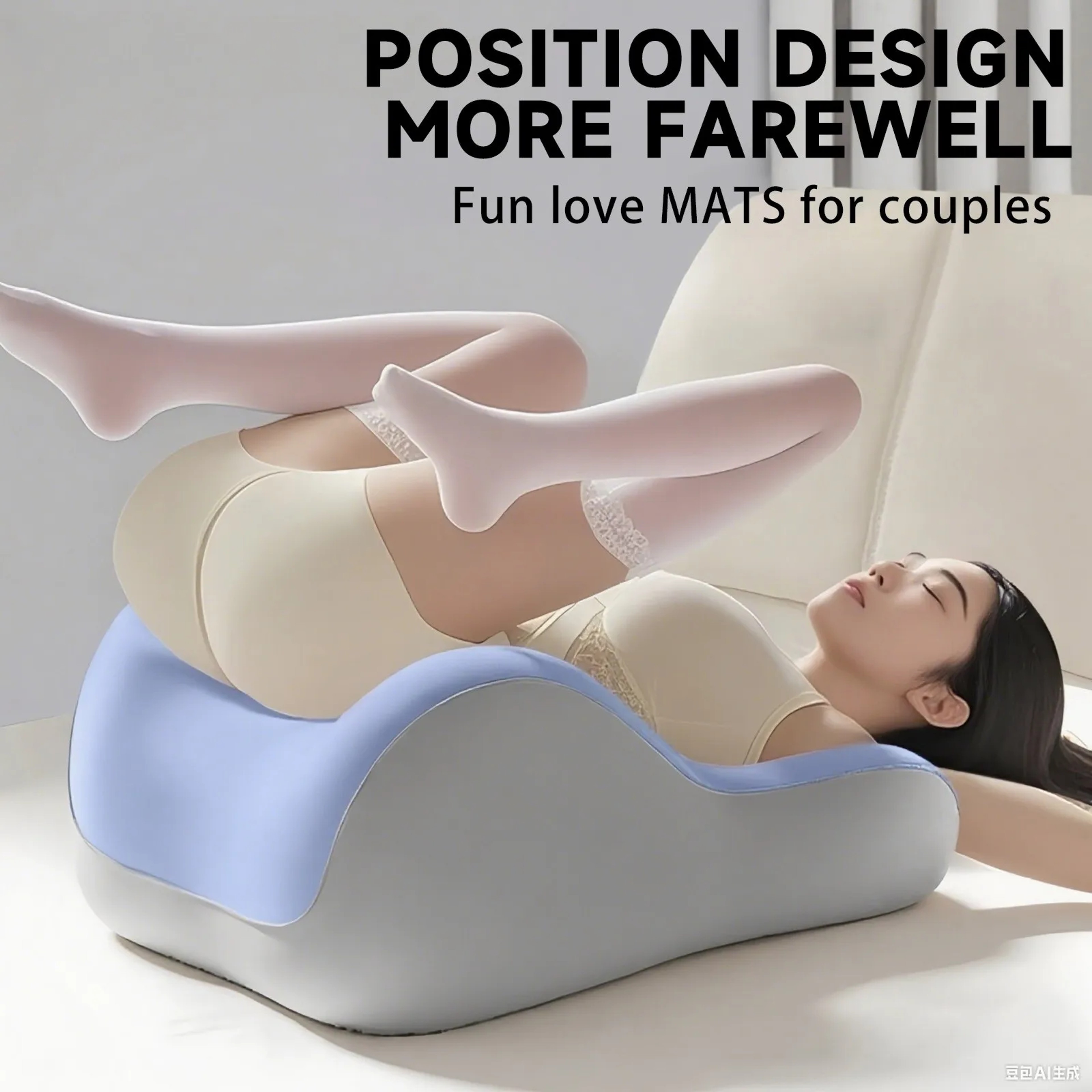 Memory Foam Intimacy Support Pillow For Couples And Pregnancy Comfort 1