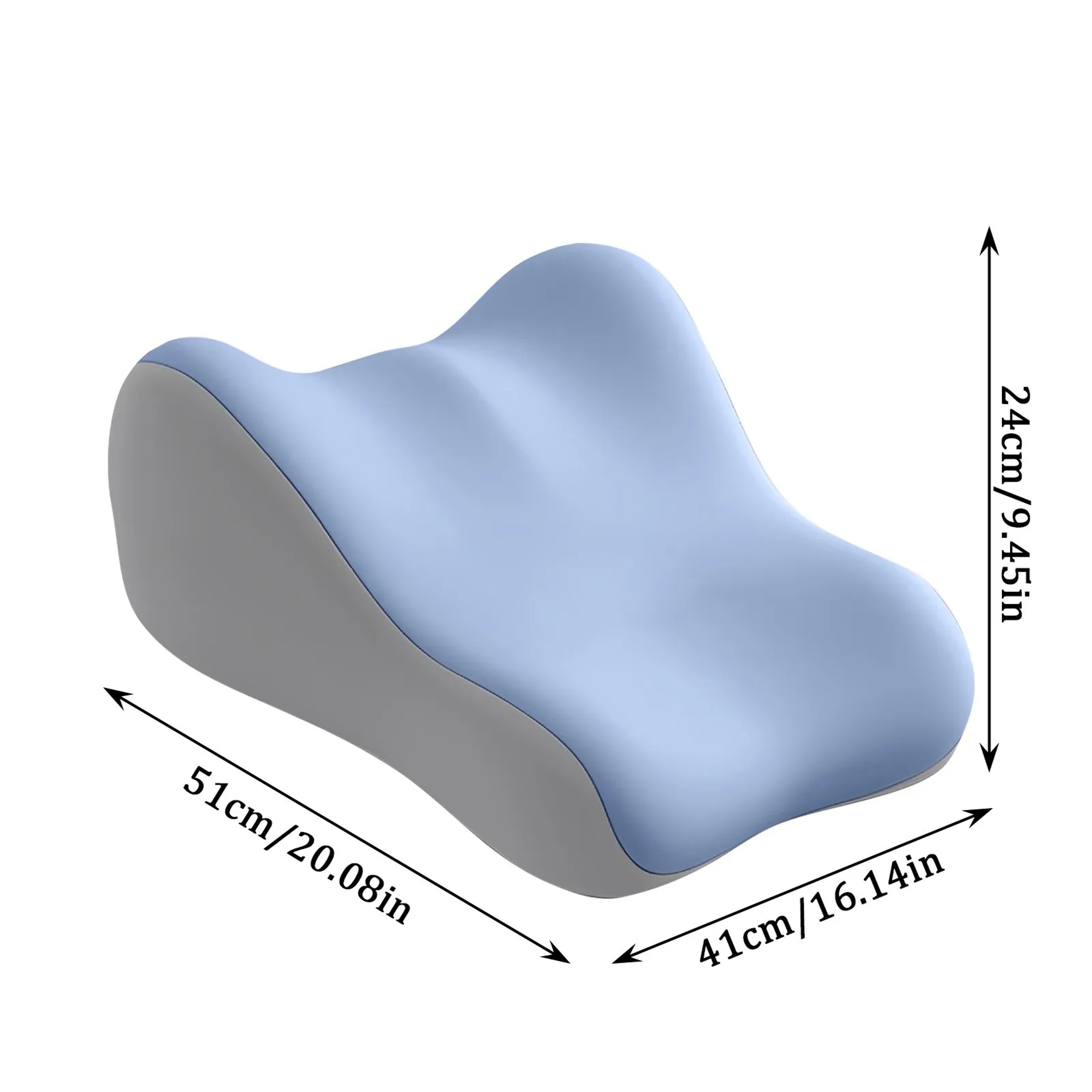 Memory Foam Intimacy Support Pillow For Couples And Pregnancy Comfort 3