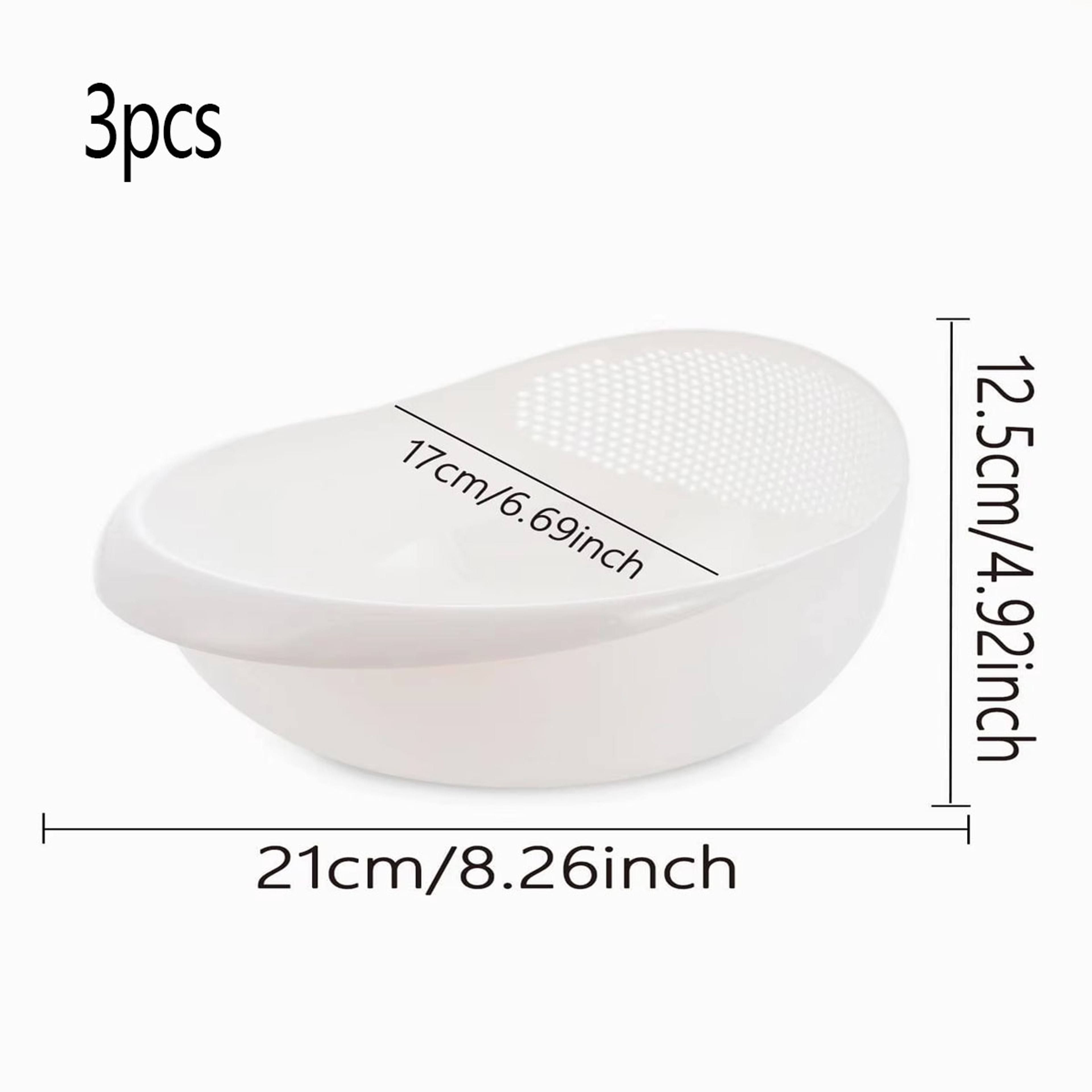 Rice Washing Colander Bowl With Handle Double Layer Drain Basket For Kitchen Use 7