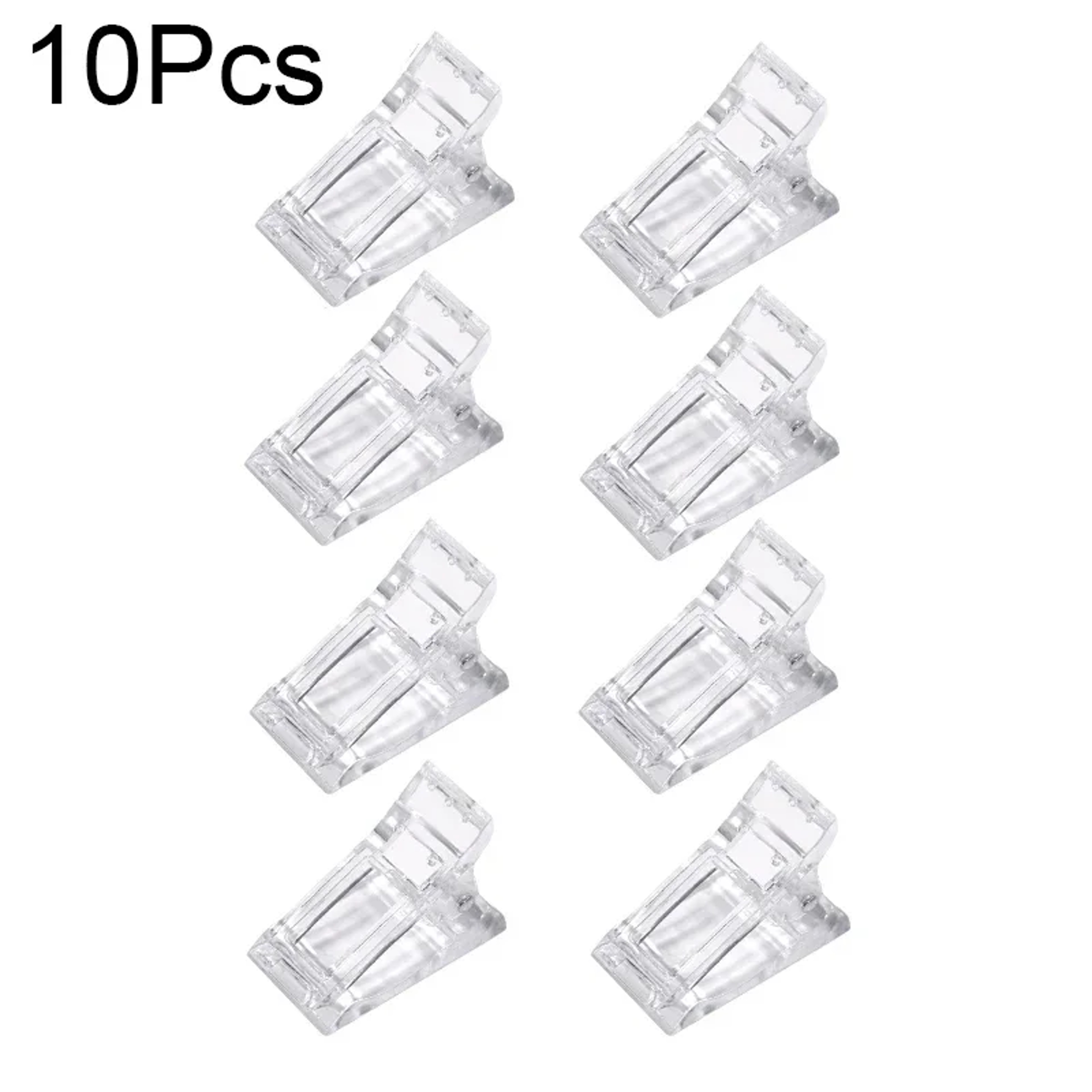 UV Gel Nail Extension Clamps Set For Builder Gel Nail Tips Clip Tool 10