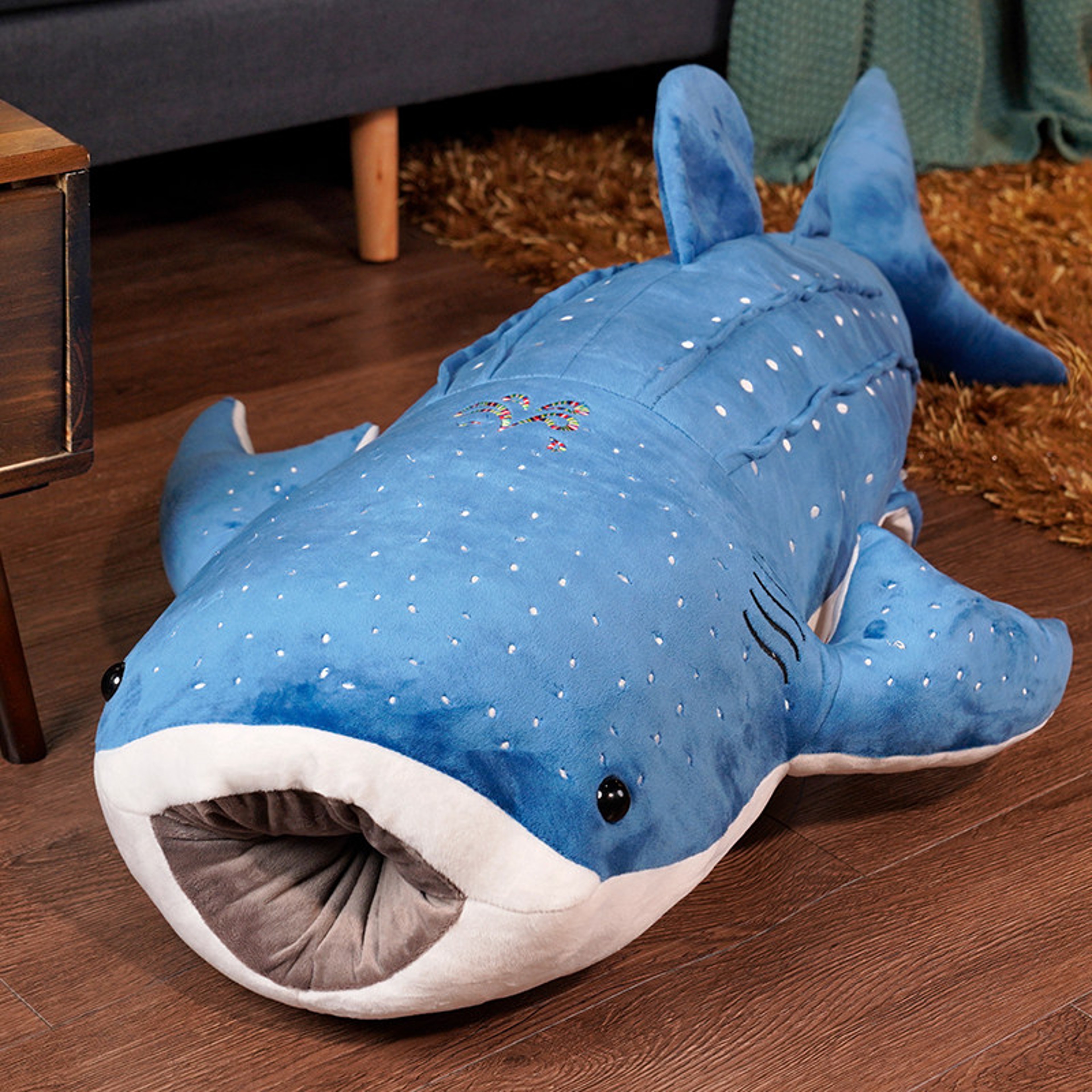 Shark Plush Toy Soft Stuffed Animal Pillow For Kids And Baby Gifts 0