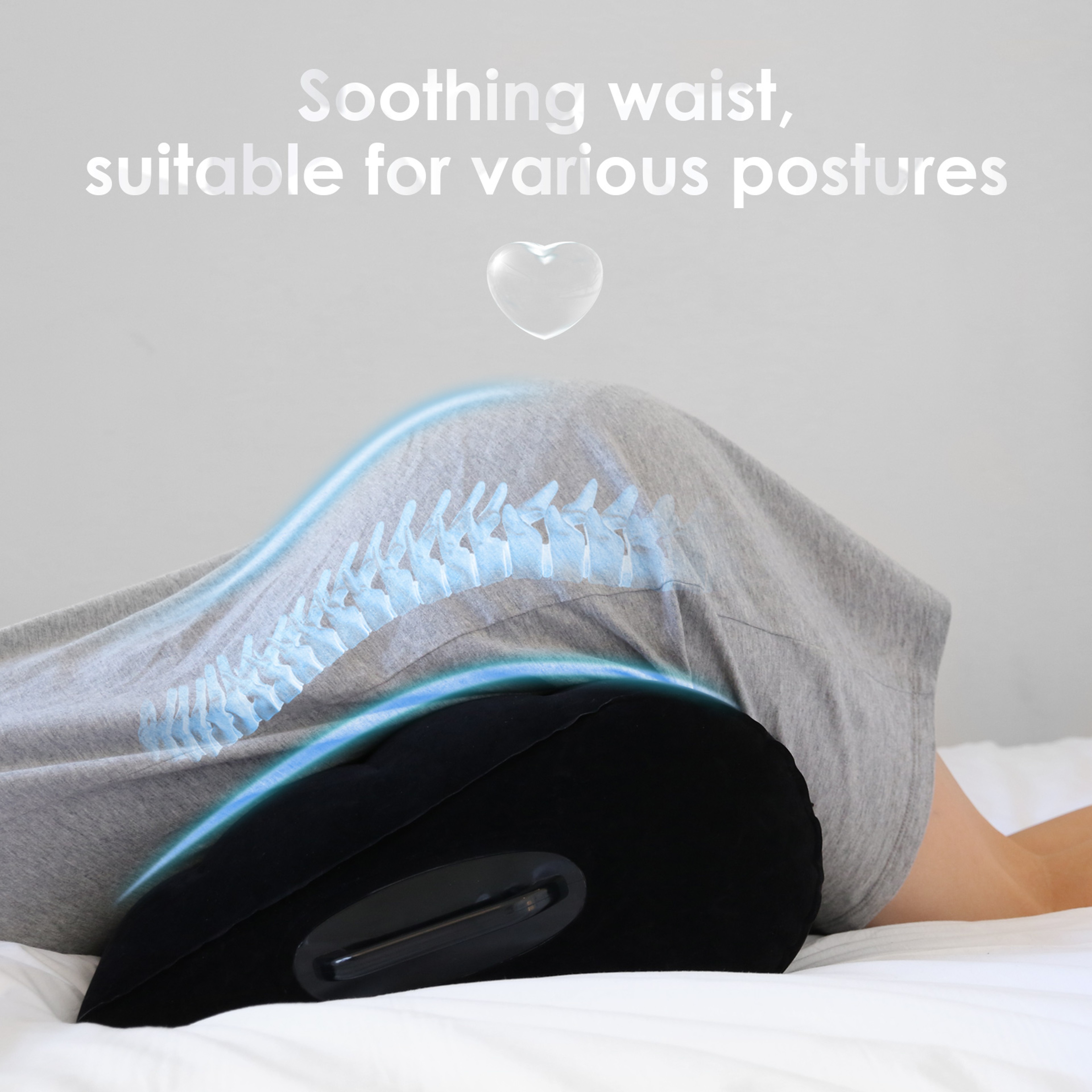 Inflatable Couples Positioning Pillow Comfort Wedge Cushion With Arm Support – view 5