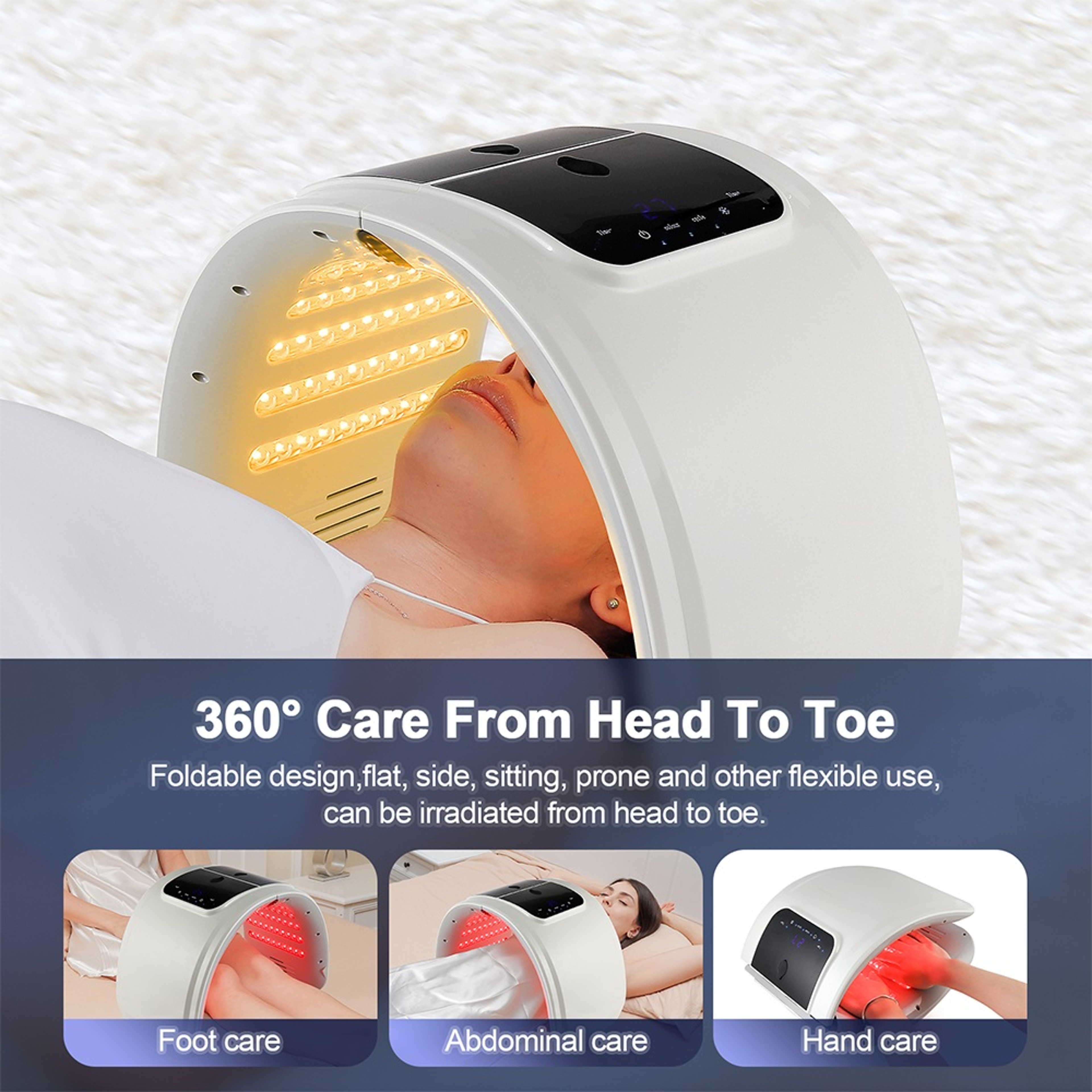 Professional LED Face Mask Red Light Therapy 7 Color Skin Rejuvenation Beauty Device 3
