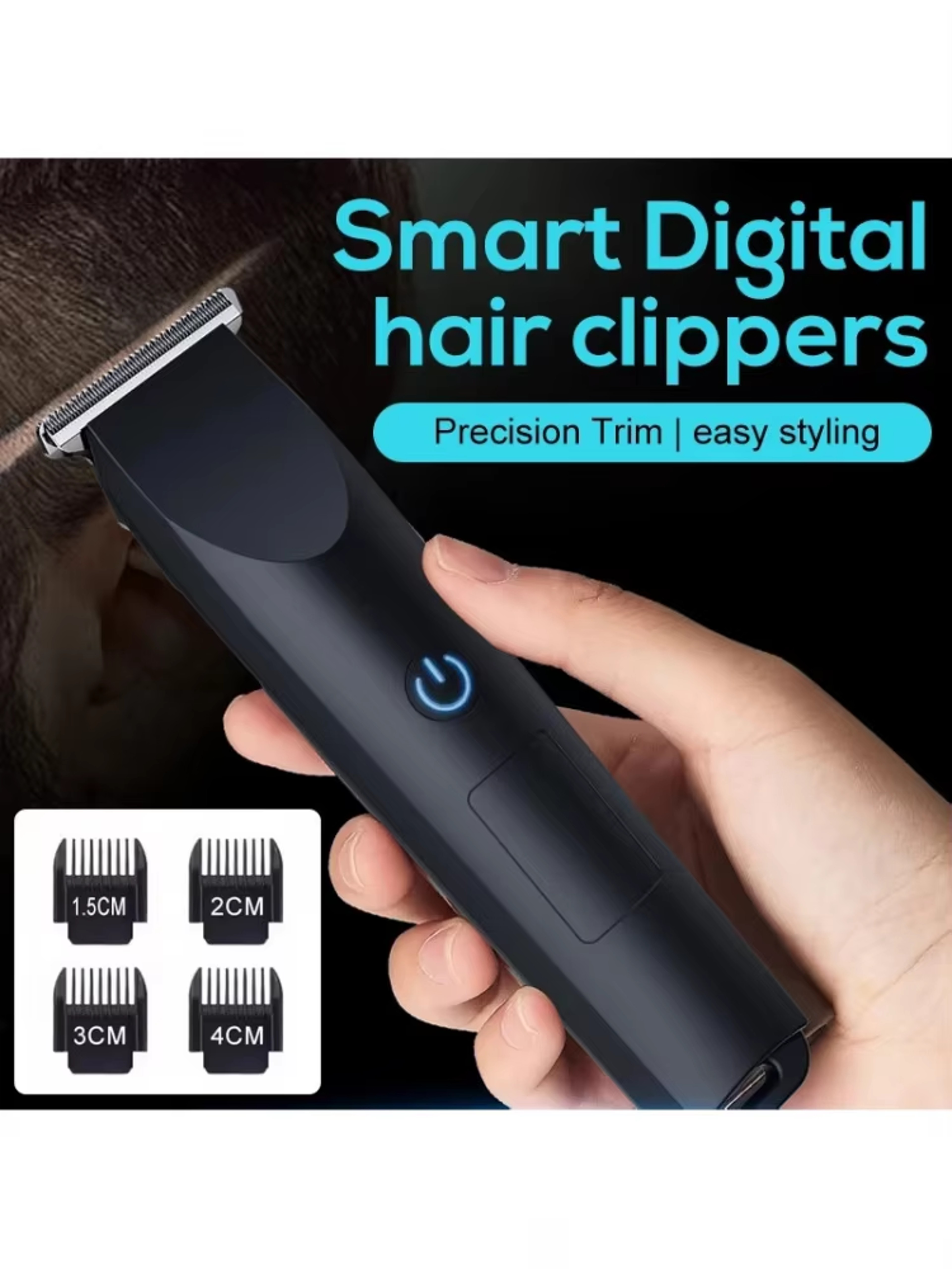 Multi Function Electric Body Groomer USB Rechargeable Mens Electric Shaver Waterproof Hair Trimmer 5