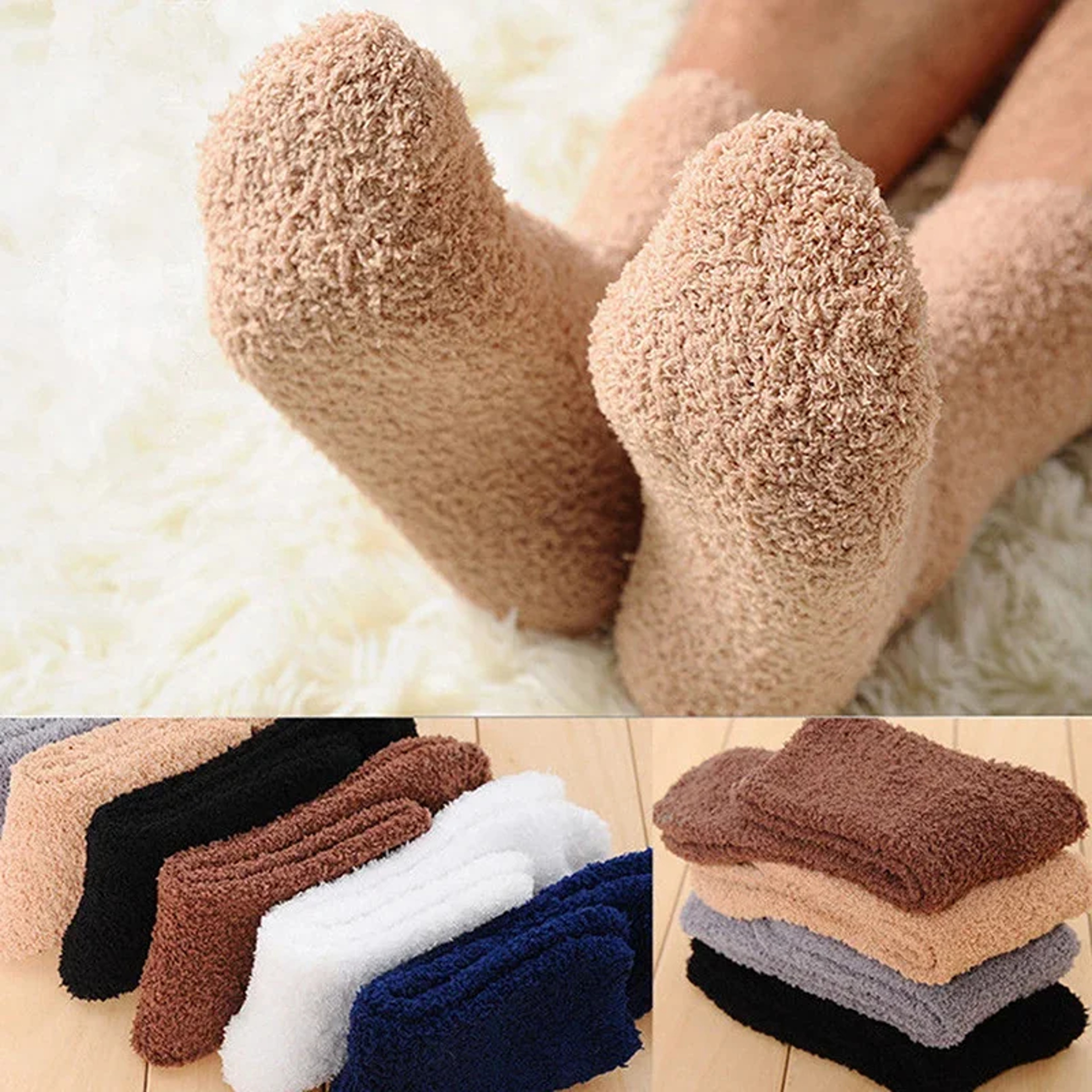 Thick Cotton Mid-Calf Thermal Socks for Men – view 1