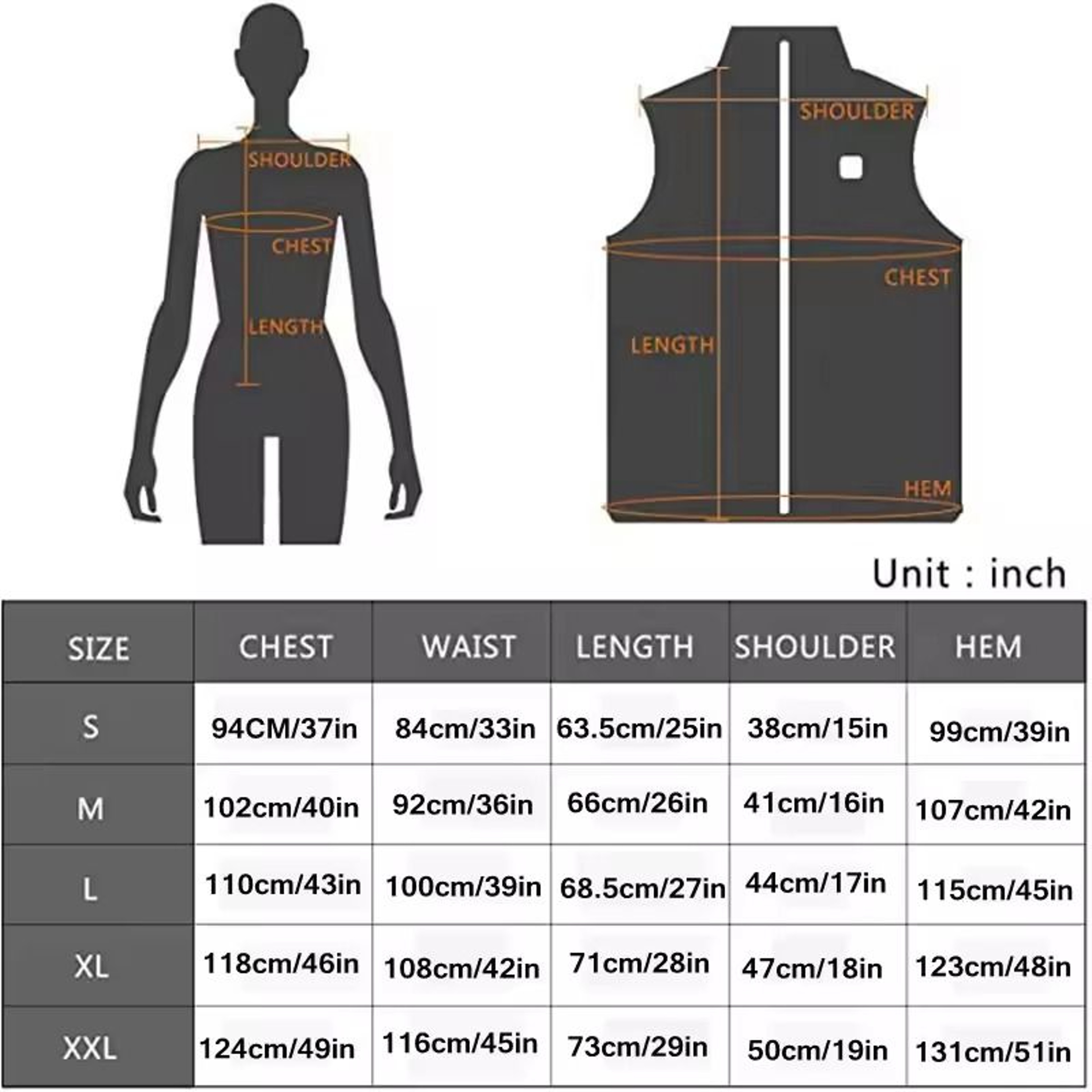 Women's USB Heated Vest with Infrared Heating and Pockets – view 9