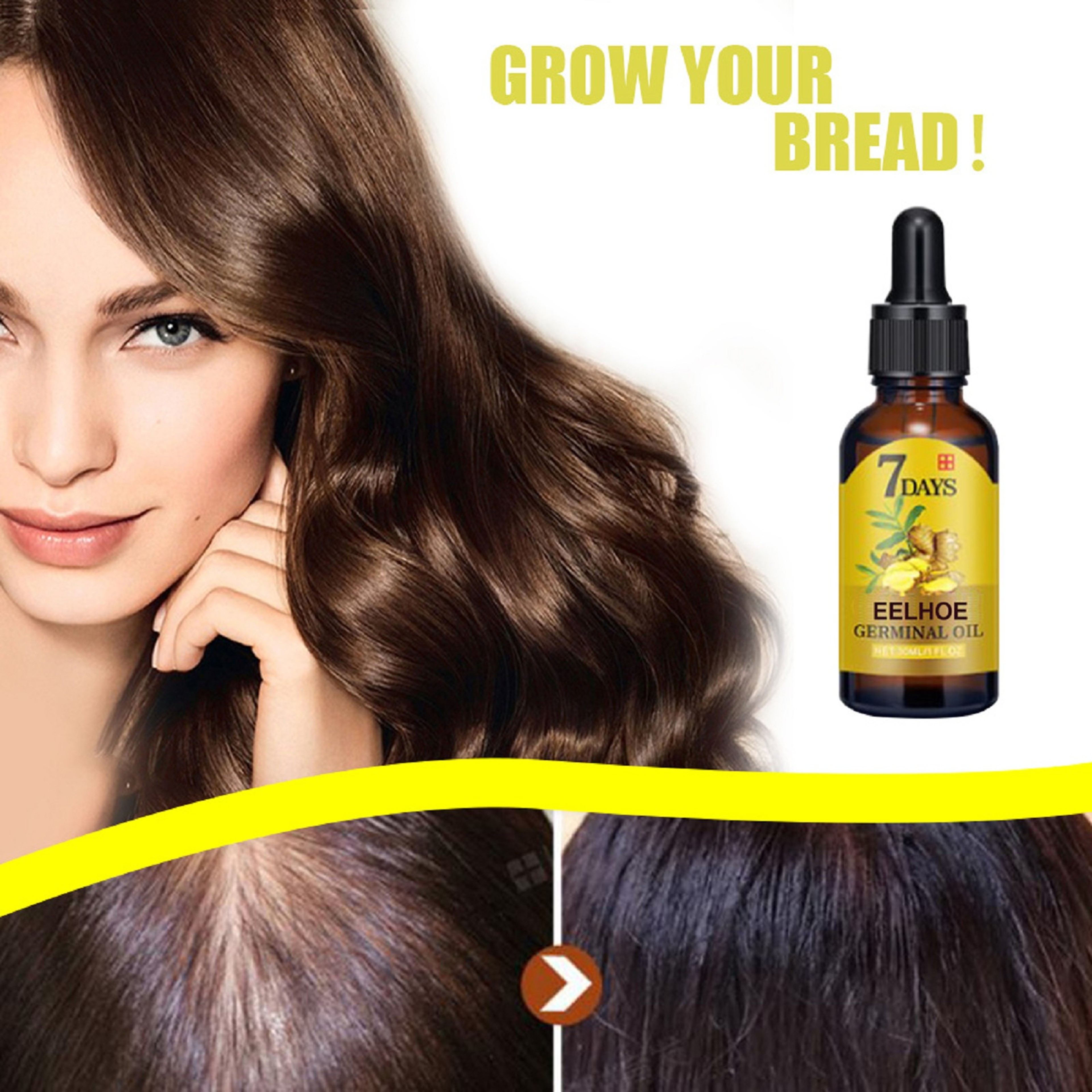Ginger Hair Care Essence, Liquid Prevent Hair Loss, Nourish Hair Follicles & Strengthen Roots for Healthier Hair – view 4
