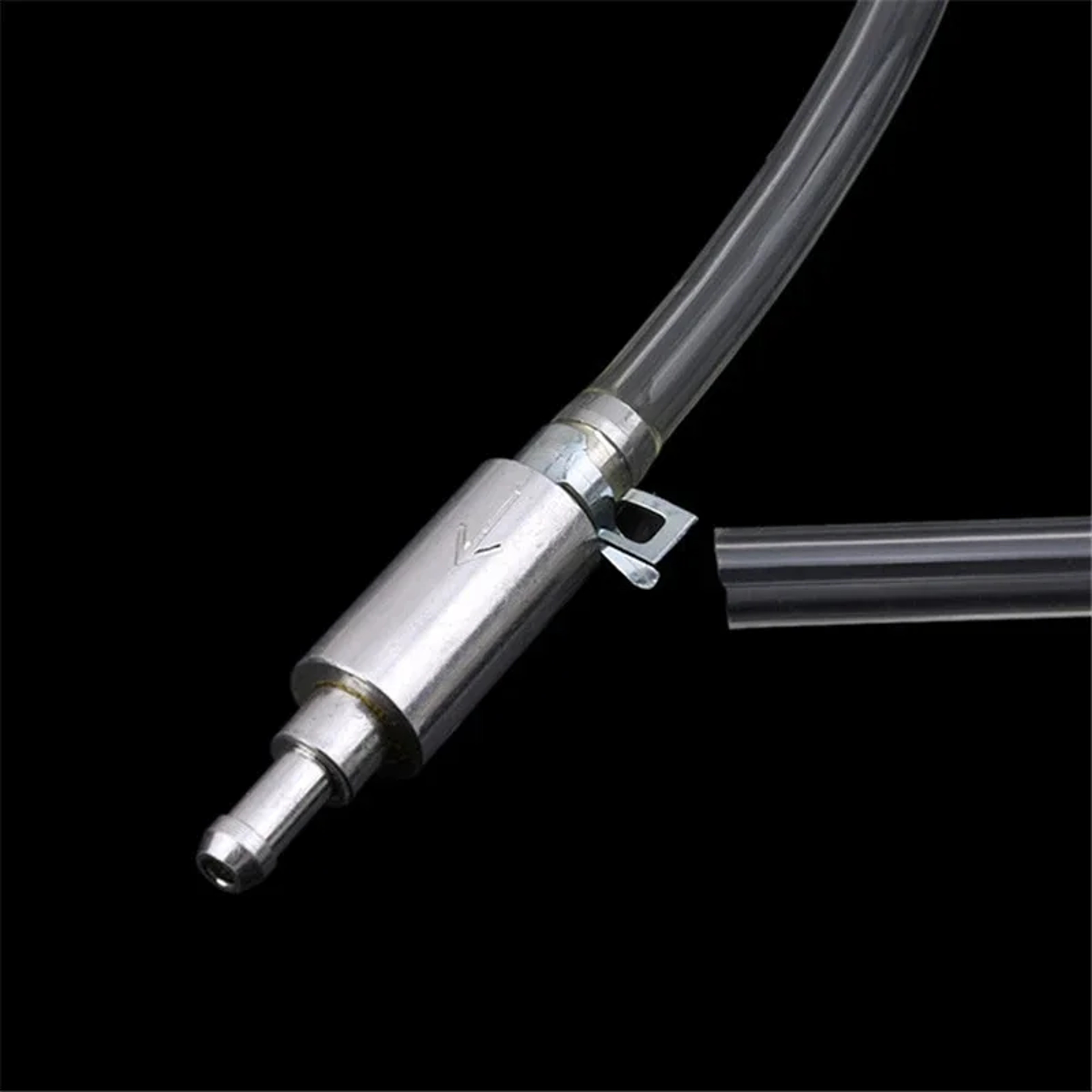One Way Brake Bleeder Kit with Aluminum Valve and Rubber Hose – view 4