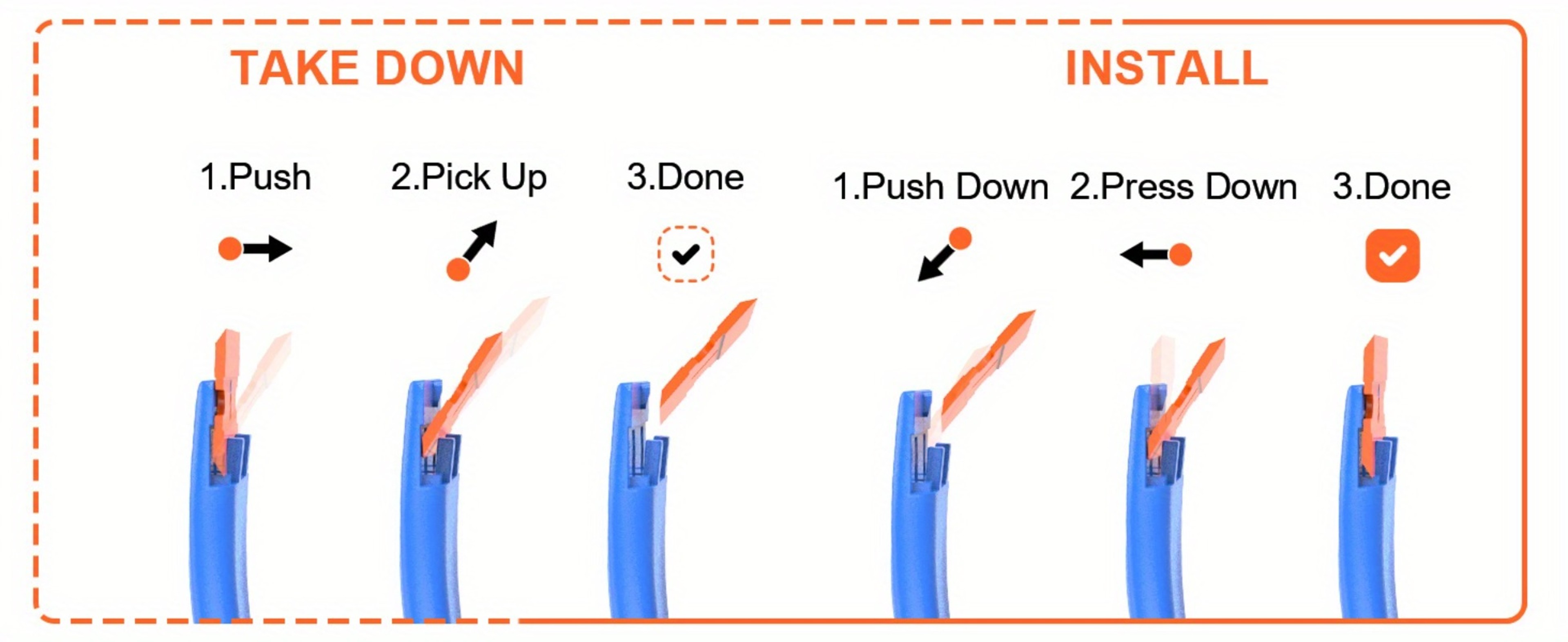 Precision Car Sticker Remover & Plastic Scraper Tool for Decals, Tint Film and Glass Cleaning – view 6