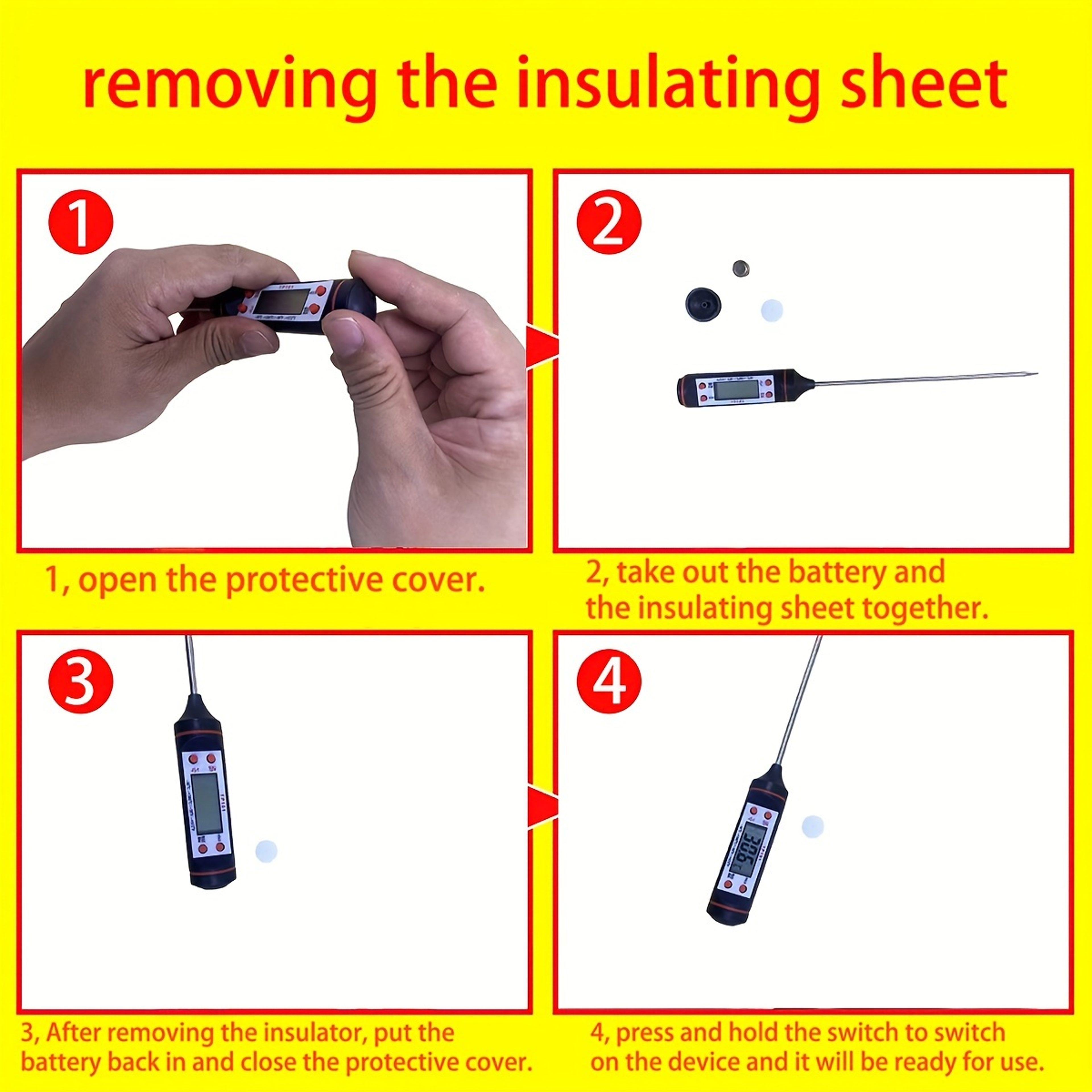 PrecisionPro Digital Meat Thermometer For BBQ Cooking  Baking 3
