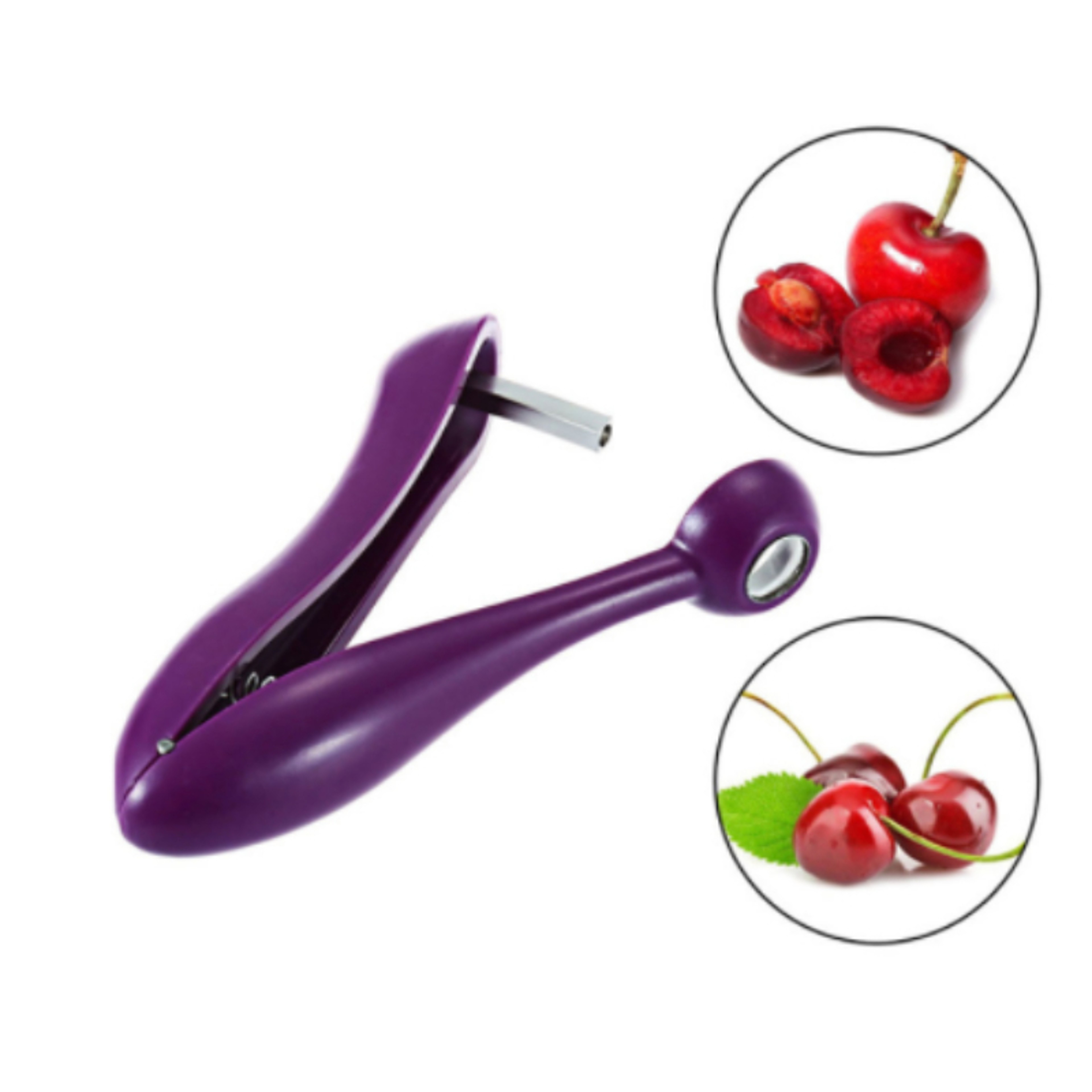 Cherry  Olive Pit Remover Tool Quick Seed Removal Kitchen Gadget 5