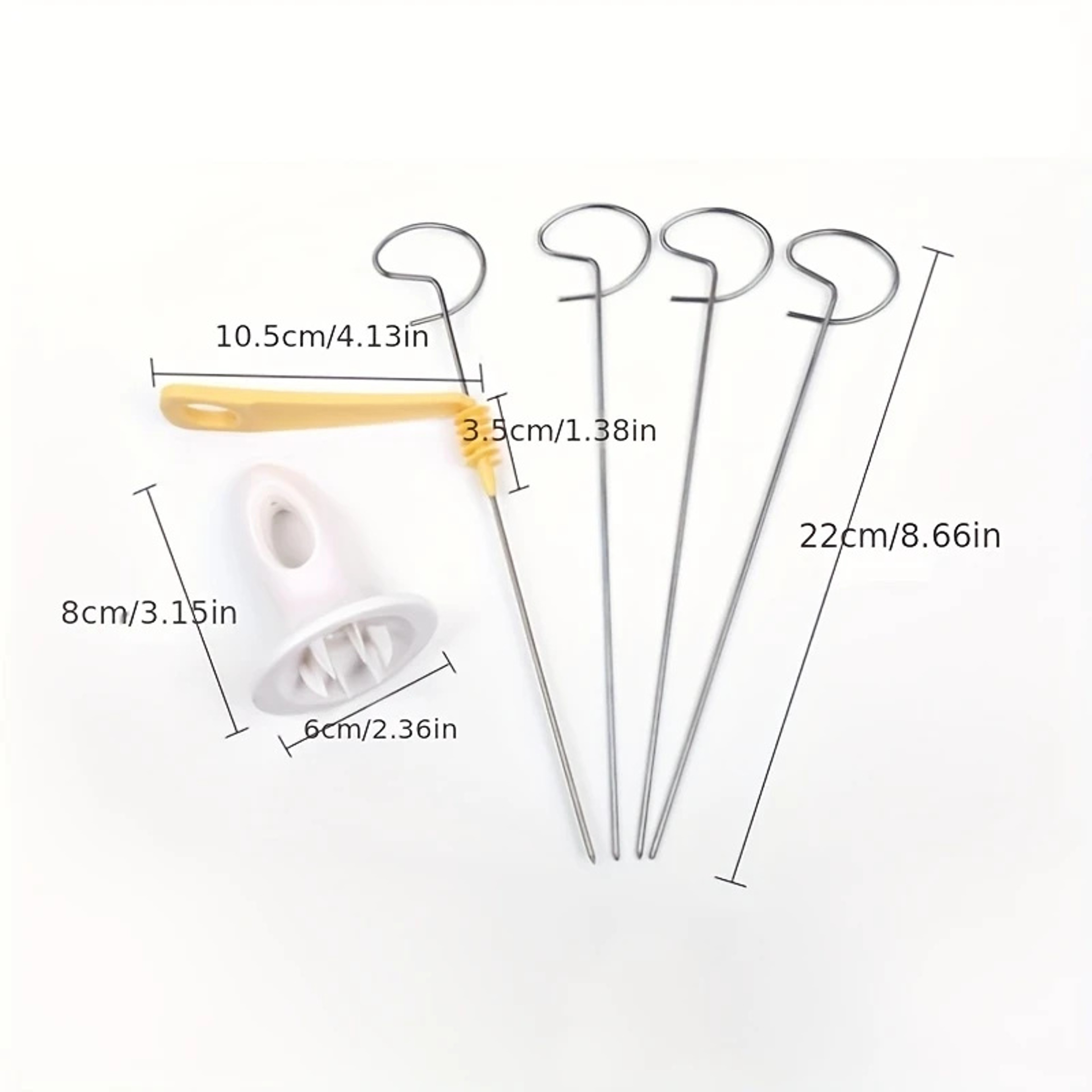 Stainless Steel Spiral Vegetable Cutter Set For Curly Fries Veggie Noodles  Creative Food Prep 2
