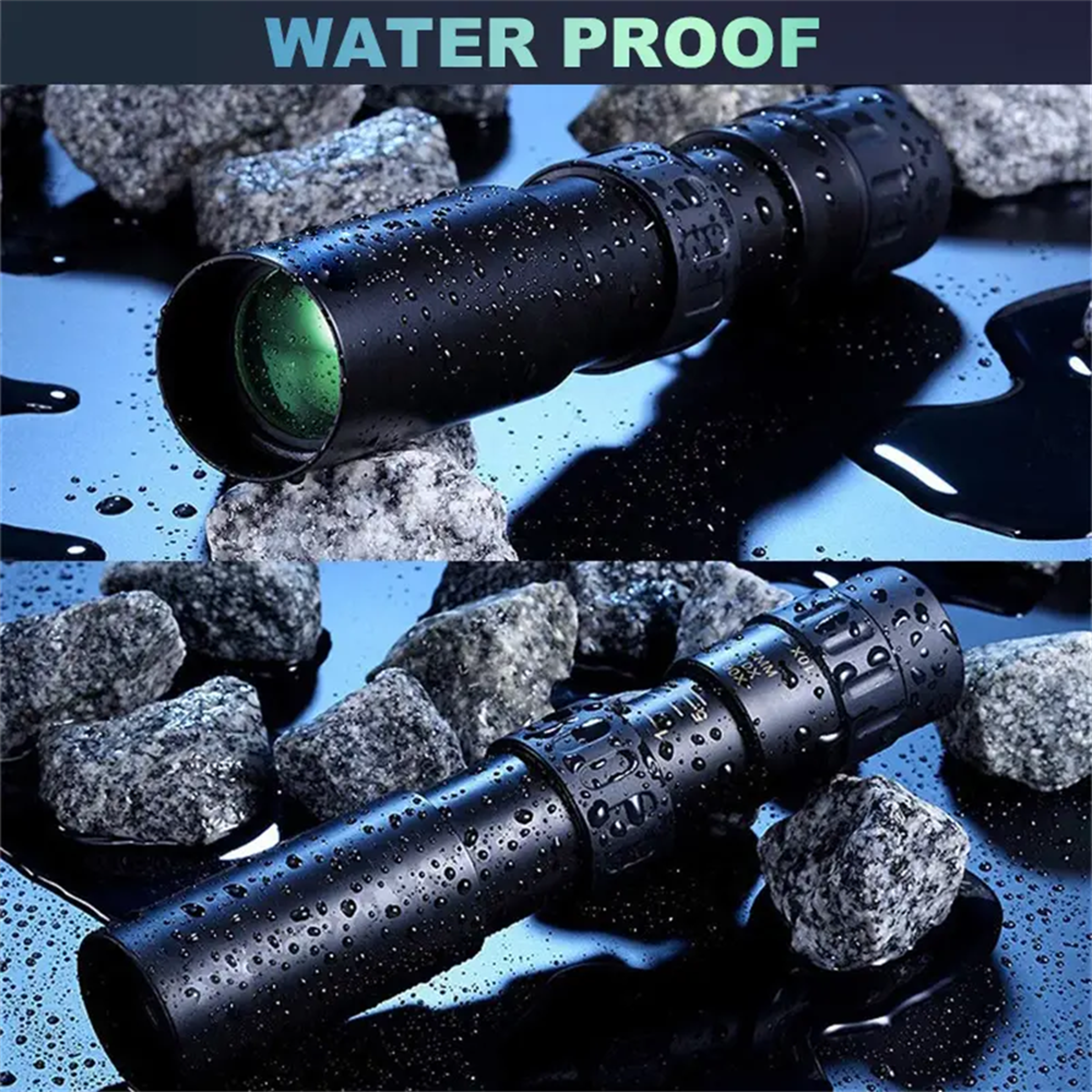 Professional 10 300x Zoom Portable Monocular Telescope Long Range Outdoor Spotting Scope – view 3