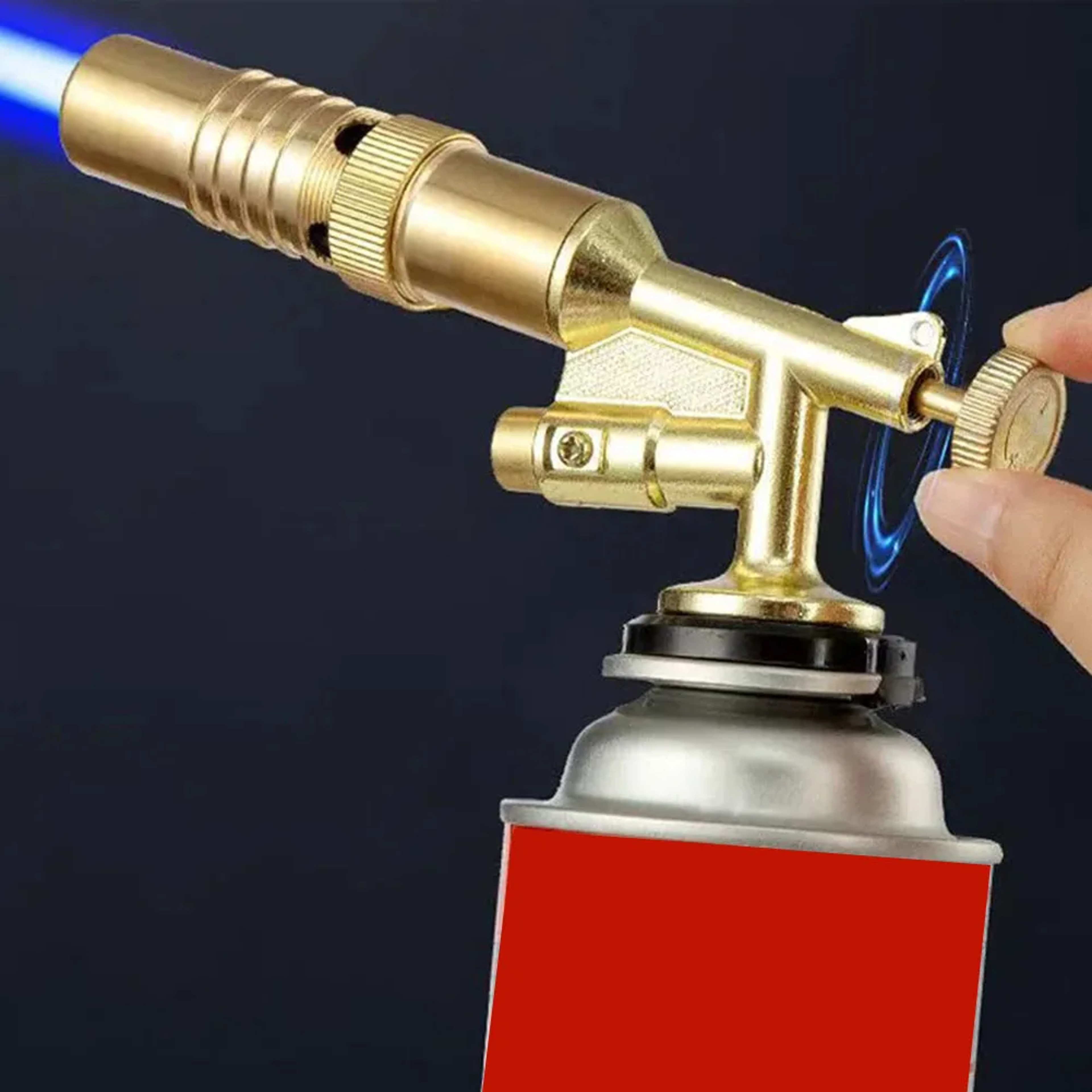 Premium Multi Use Butane Gas Torch Heavy Duty Welding Torch & Cooking Torch for BBQ, Brazing & Kitchen Tasks – view 2