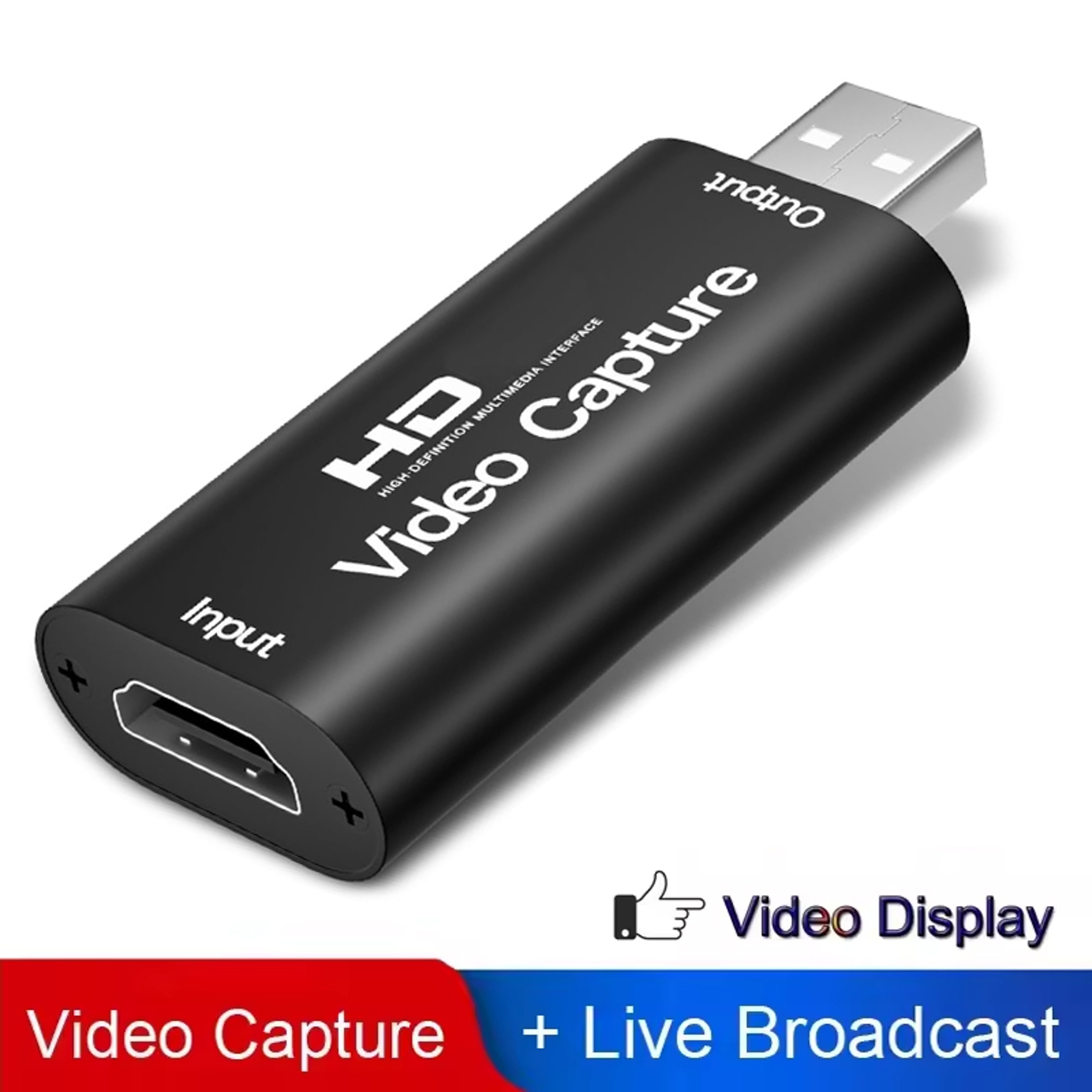 Metal 4K HDMI To USB Capture Card Video Grabber For Game Streaming  Recording 1