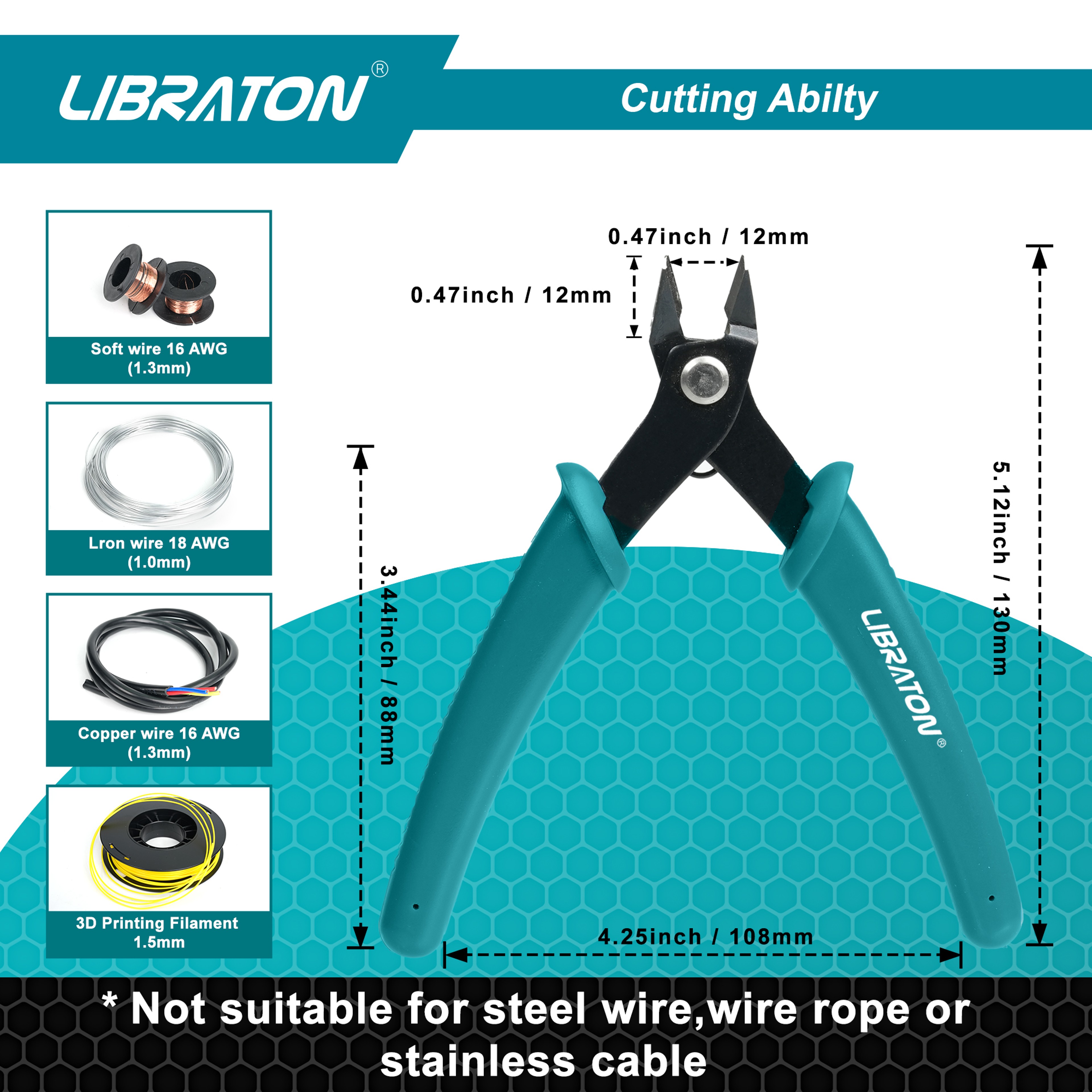 Precision Micro Wire Cutter  Side Cutting Pliers Tool 1