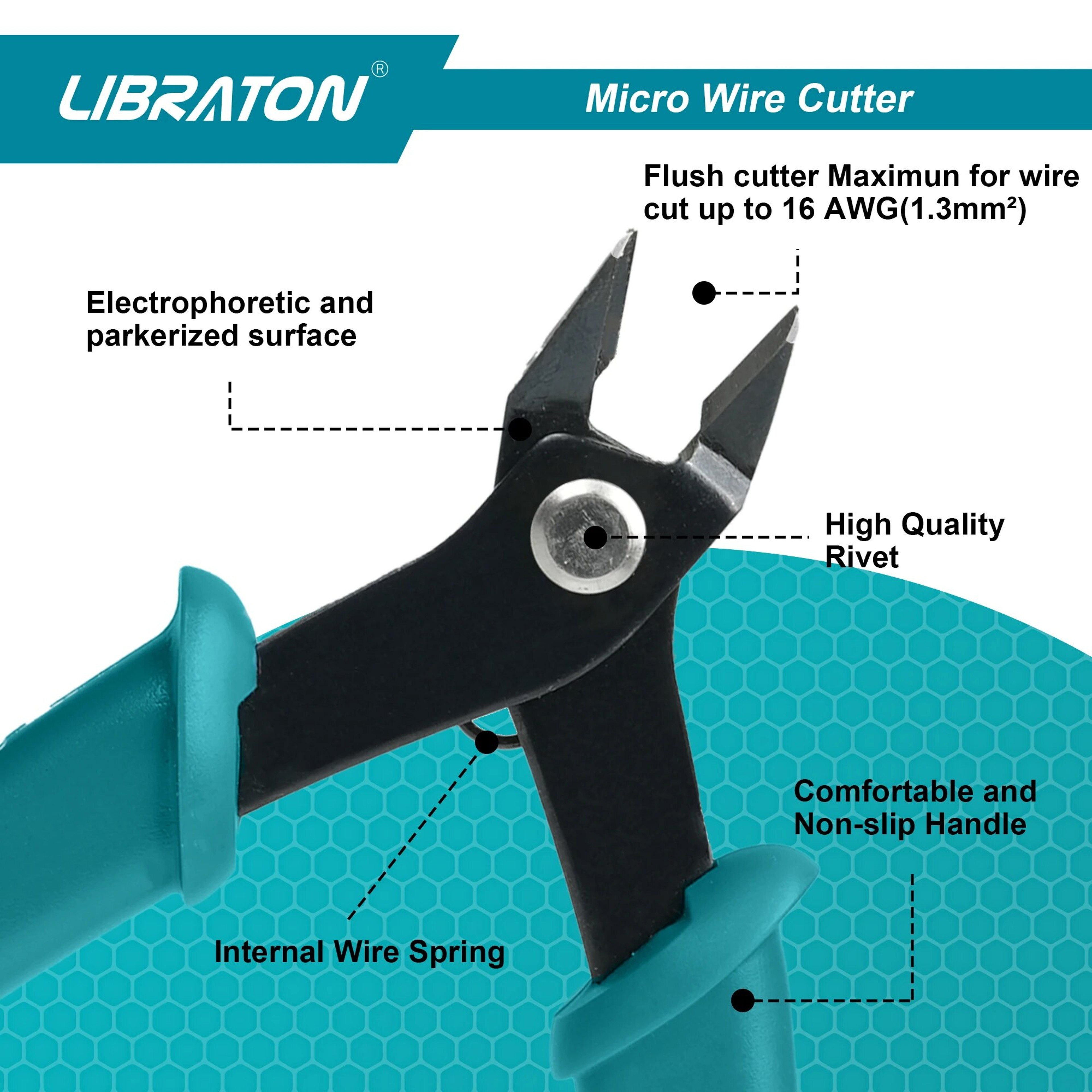 Precision Micro Wire Cutter  Side Cutting Pliers Tool 3