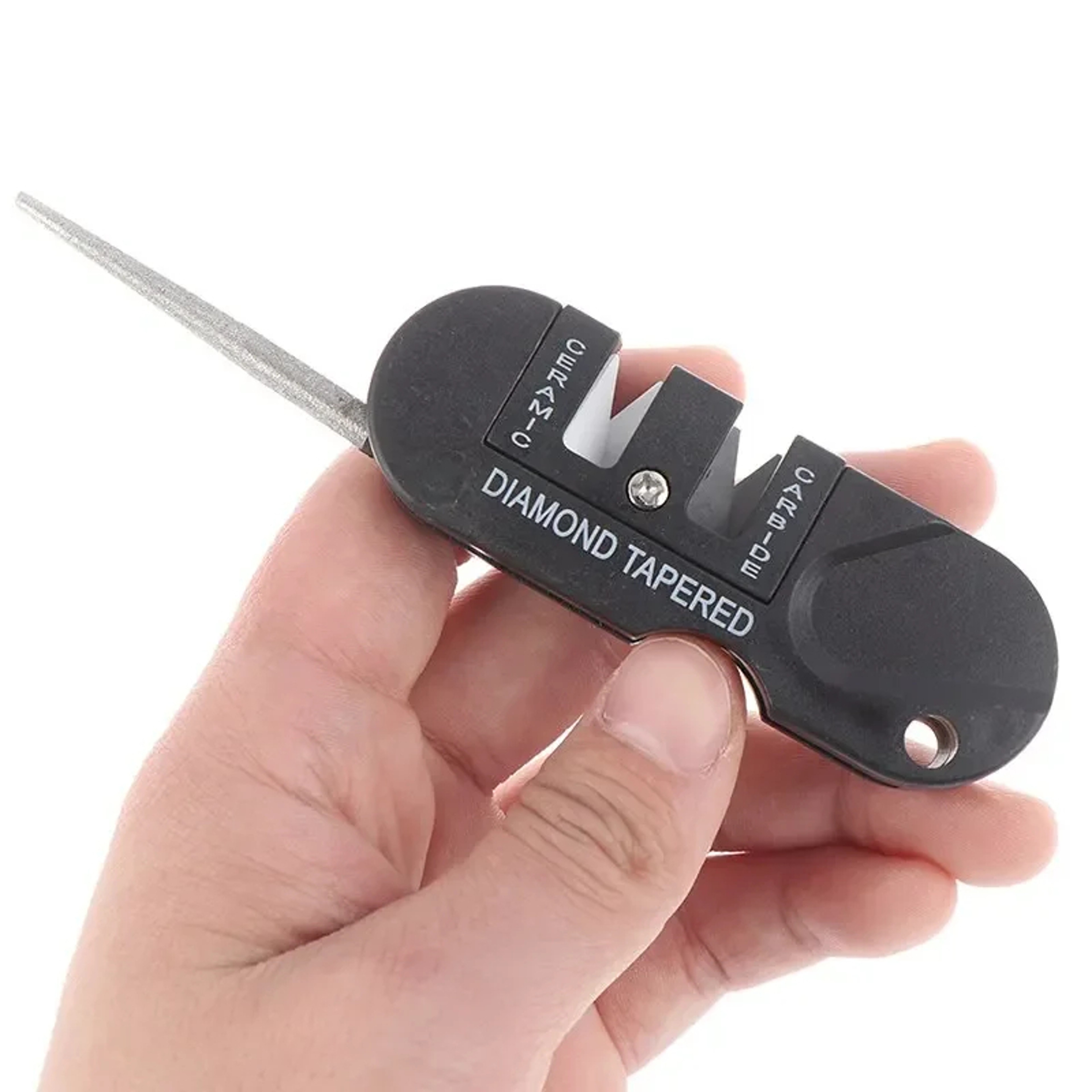 Portable 4 In 1 Knife Sharpener For Camping Kitchen  Outdoor Adventures 1