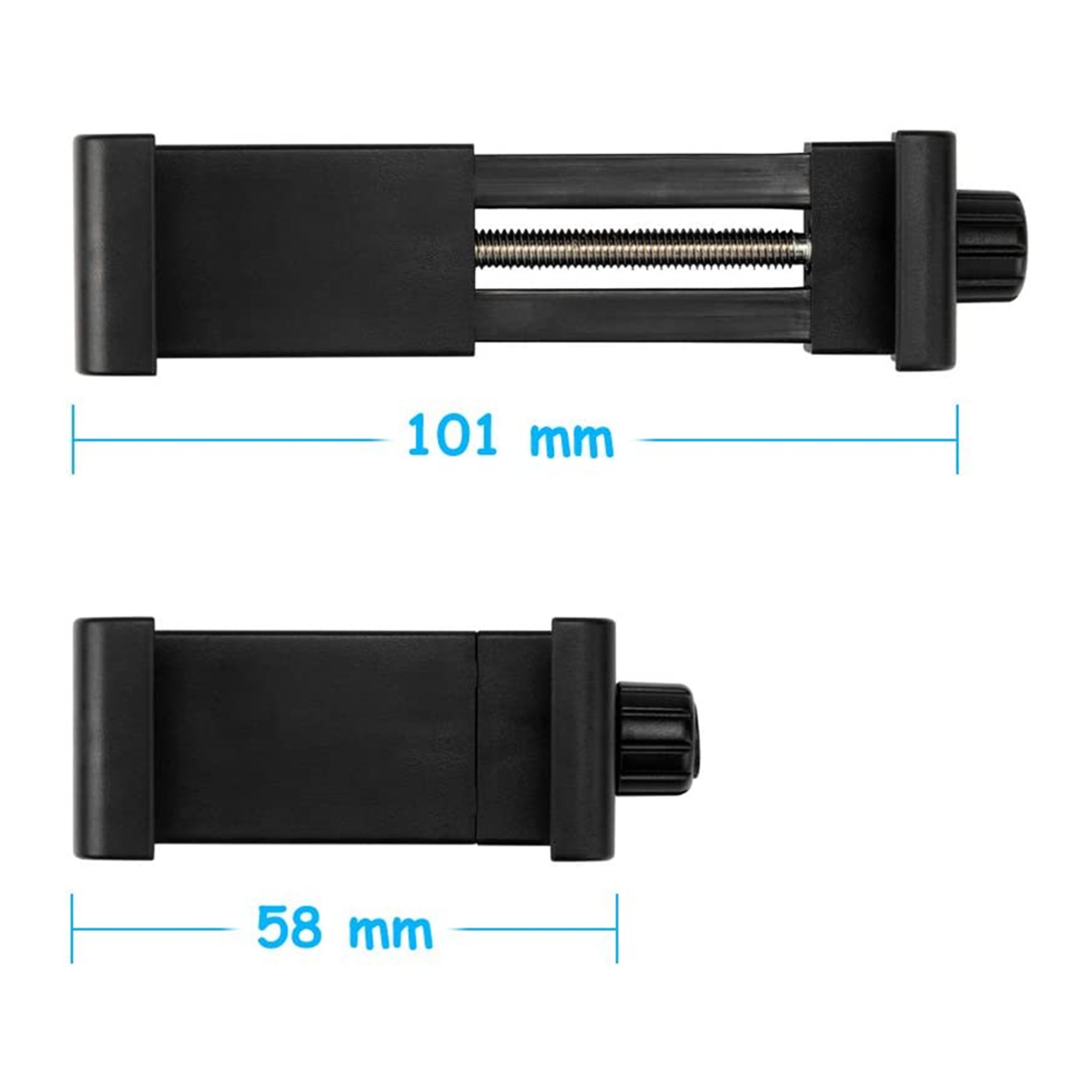 Universal 360° Smartphone Tripod Adapter & Screw Phone Clip Mounts – view 4