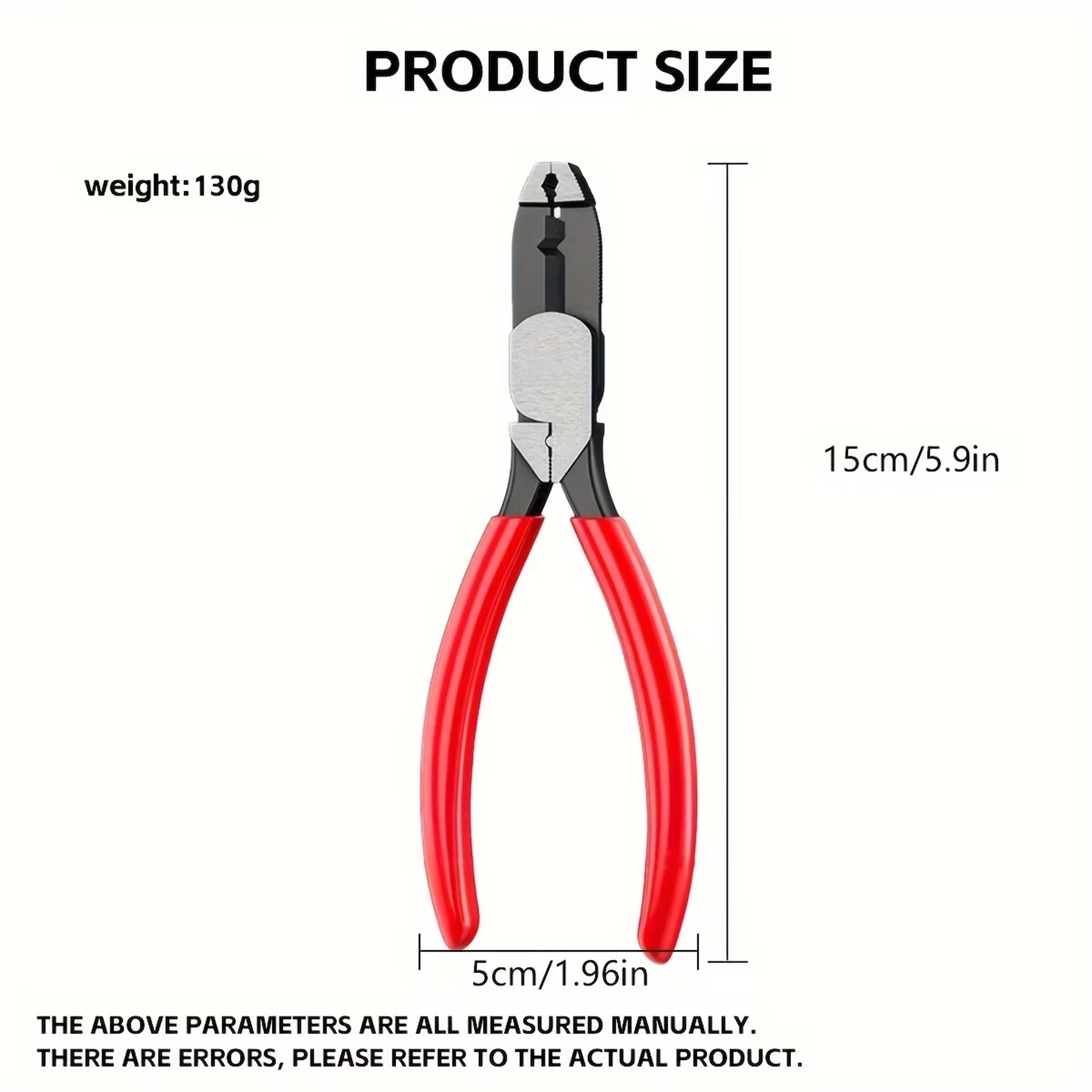 Professional 6 in 1 Multifunction Pliers & Wire Tool Rust Resistant Stripper, Cutter, Crimper & Screw Remover – view 7
