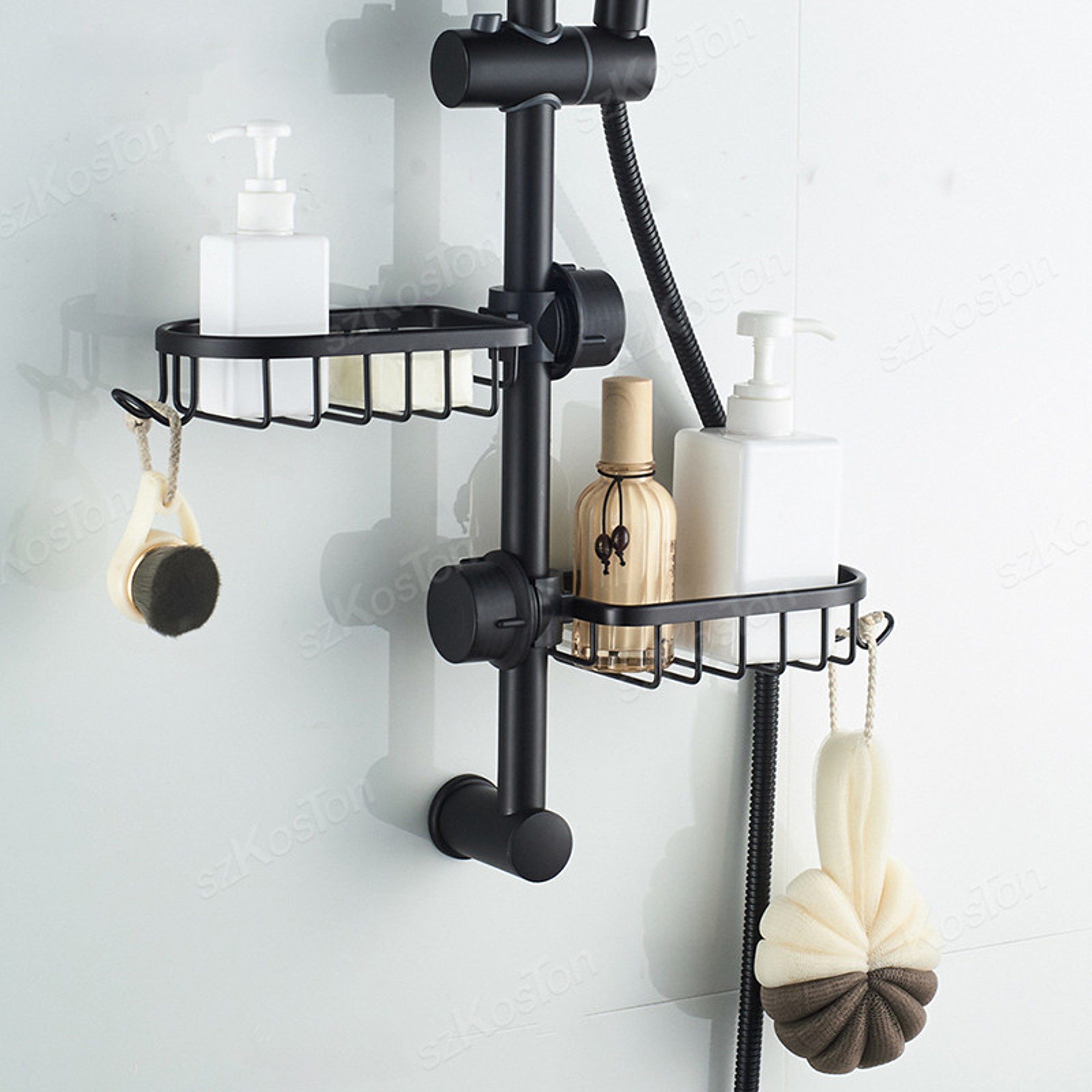 Premium Sink Sponge Holder  Faucet Organizer Rack Multi Use Drain Shelf For Kitchen  Bathroom 0