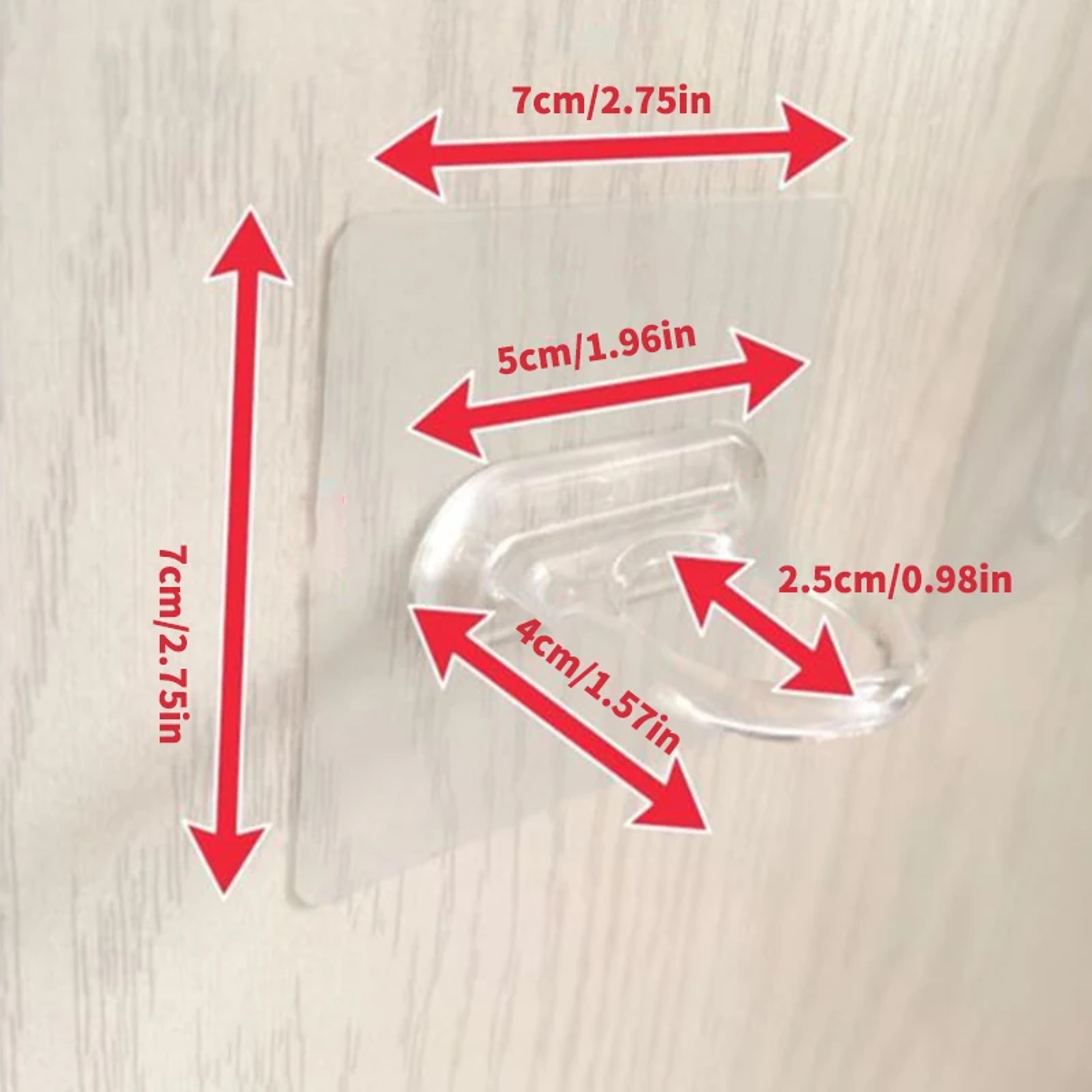 ClearGrip Waterproof Adhesive Wall Hooks Set For Bathroom Kitchen  Home Storage 4