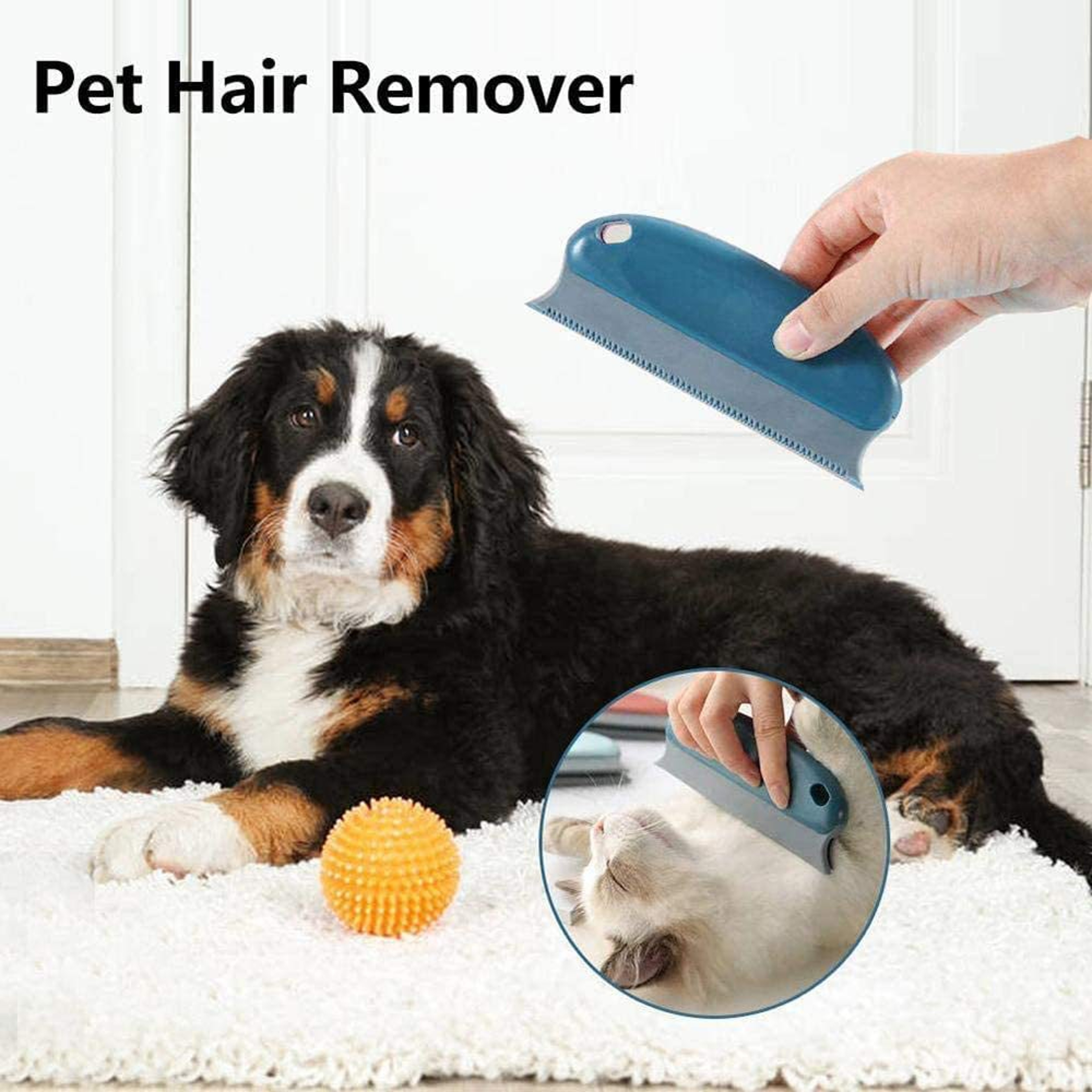 FurFree Pro Pet Hair Remover Brush For Clothes Furniture  Fabric Care 4