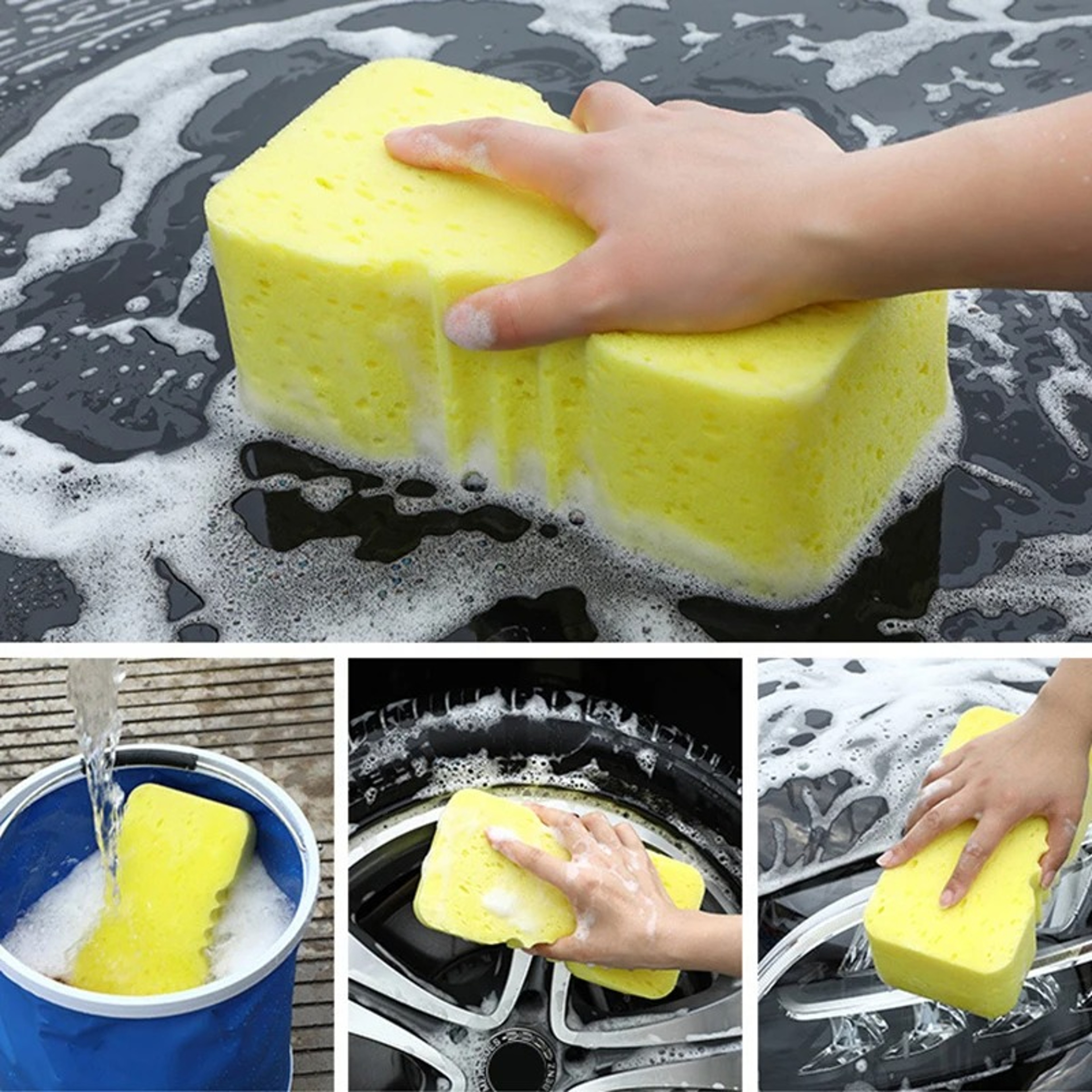 Extra Large High Density Car Wash Sponge Ultra Absorbent Cleaning Block 2