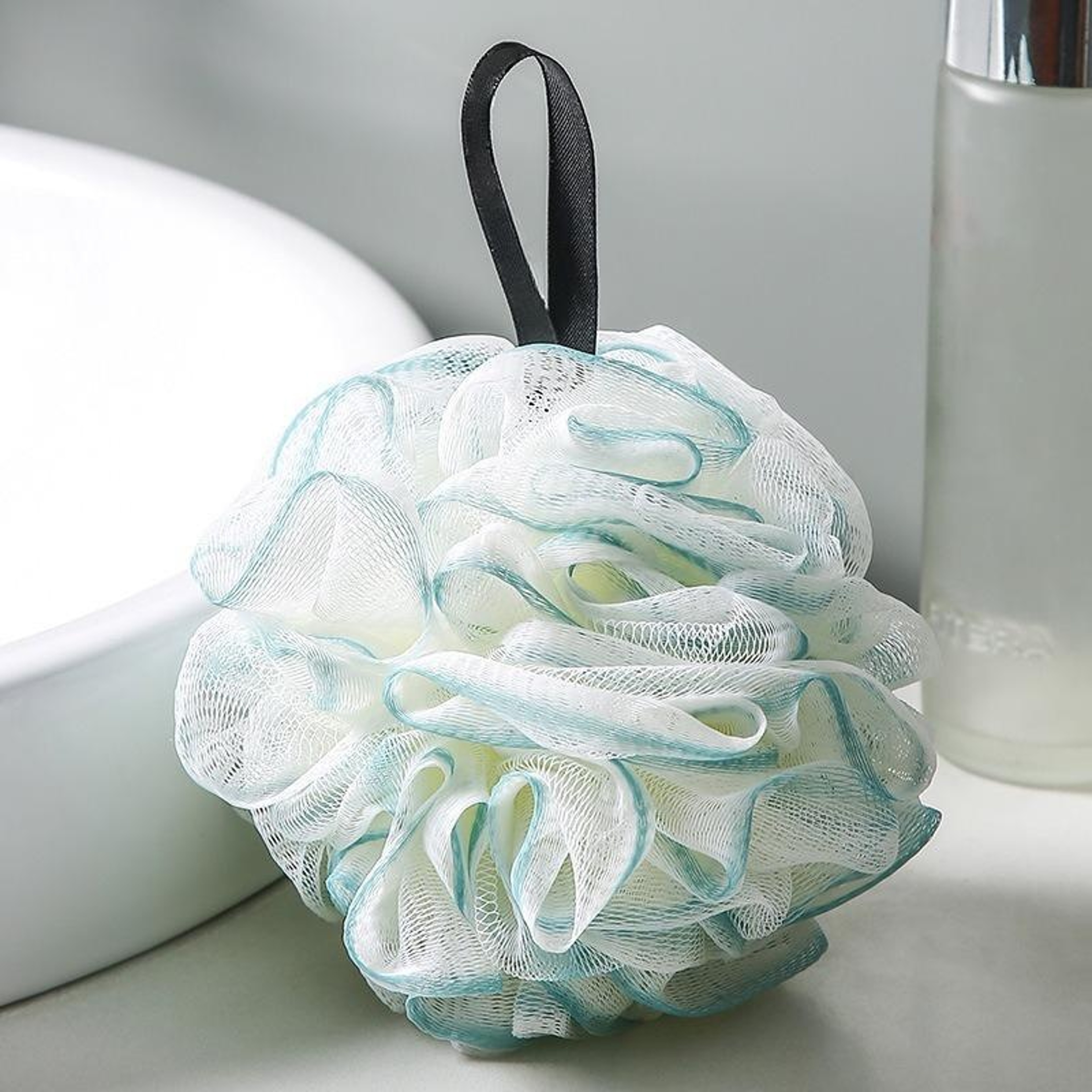 Ultra Soft Exfoliating Shower Pouf Large Bath Ball For Rich Lather  Gentle Body Cleaning Mesh 8