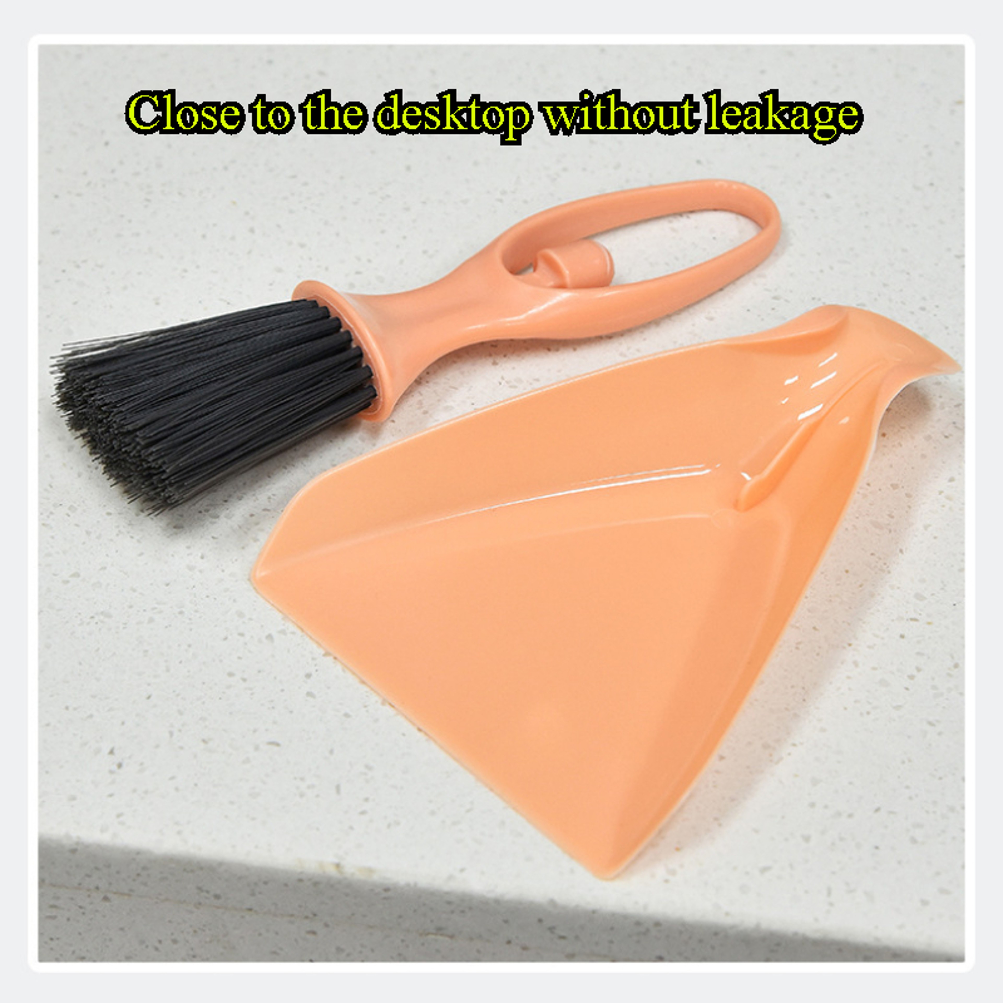 Portable Nordic Desktop Mini Broom  Dustpan Set Compact Tabletop Cleaning Tool 3