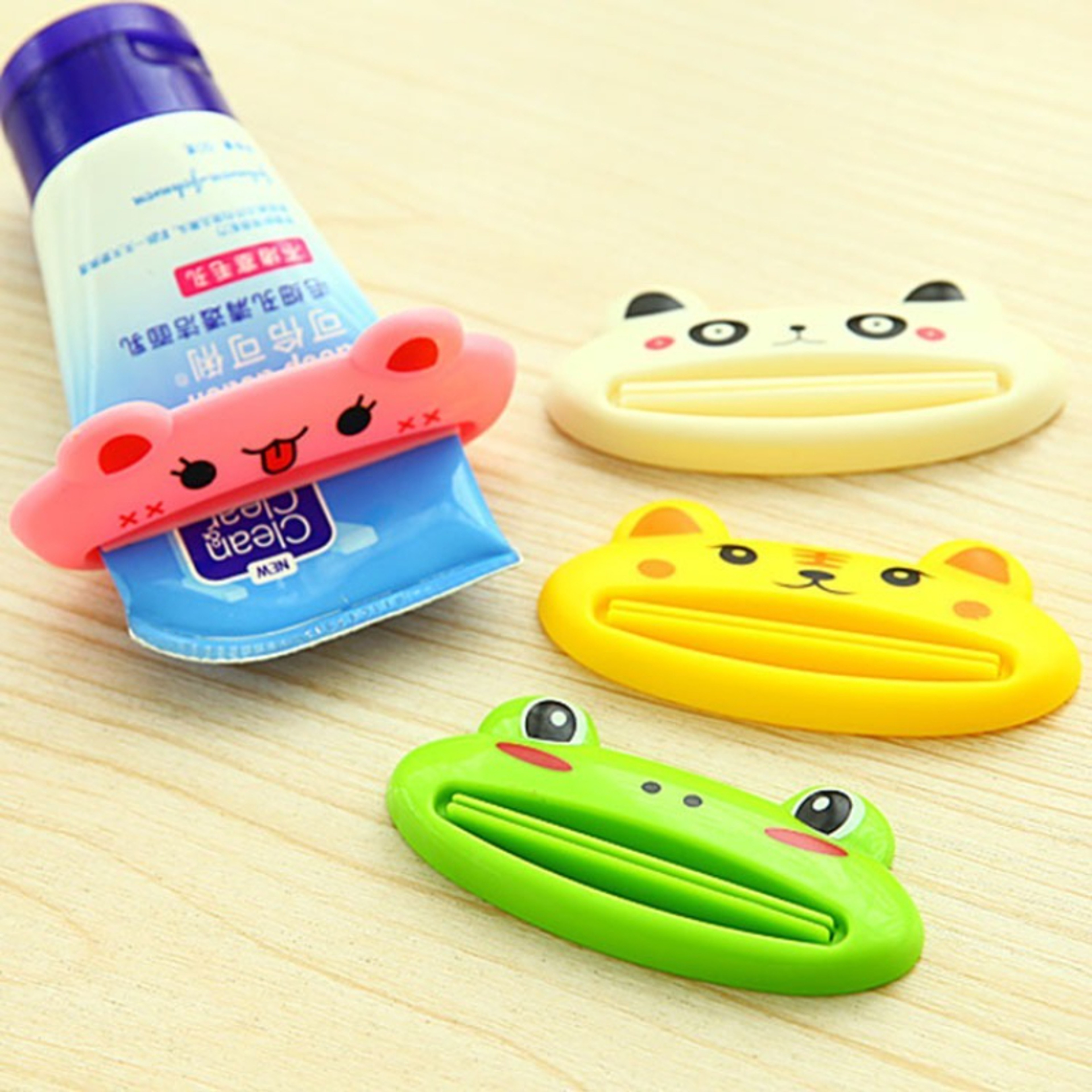 Cute Animal Toothpaste Tube Squeezer Fun Kids Toothpaste Dispenser For Bathroom 0