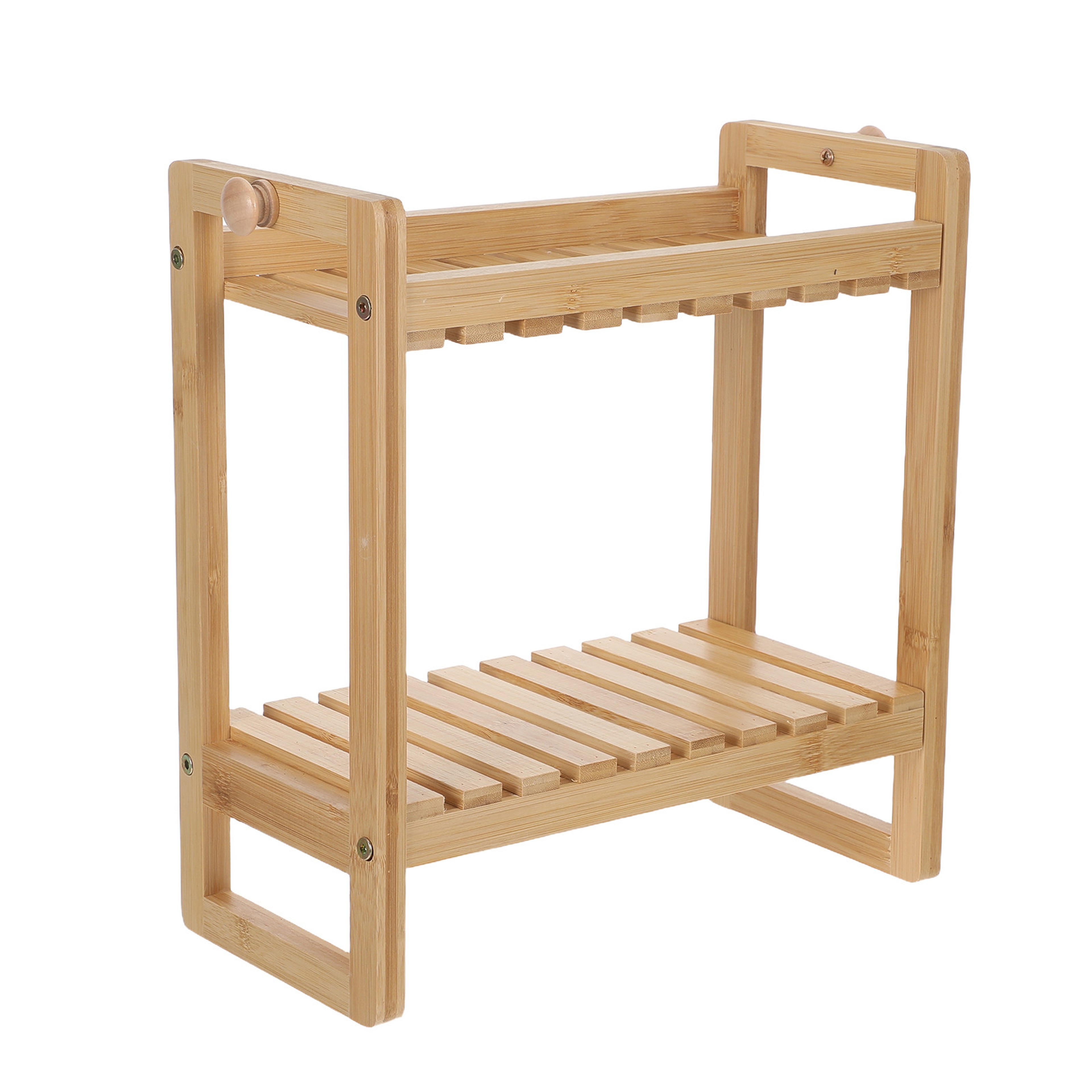 Solid Wood 3 Tier Bathroom Storage Shelf Organizer for Small Spaces – view 3