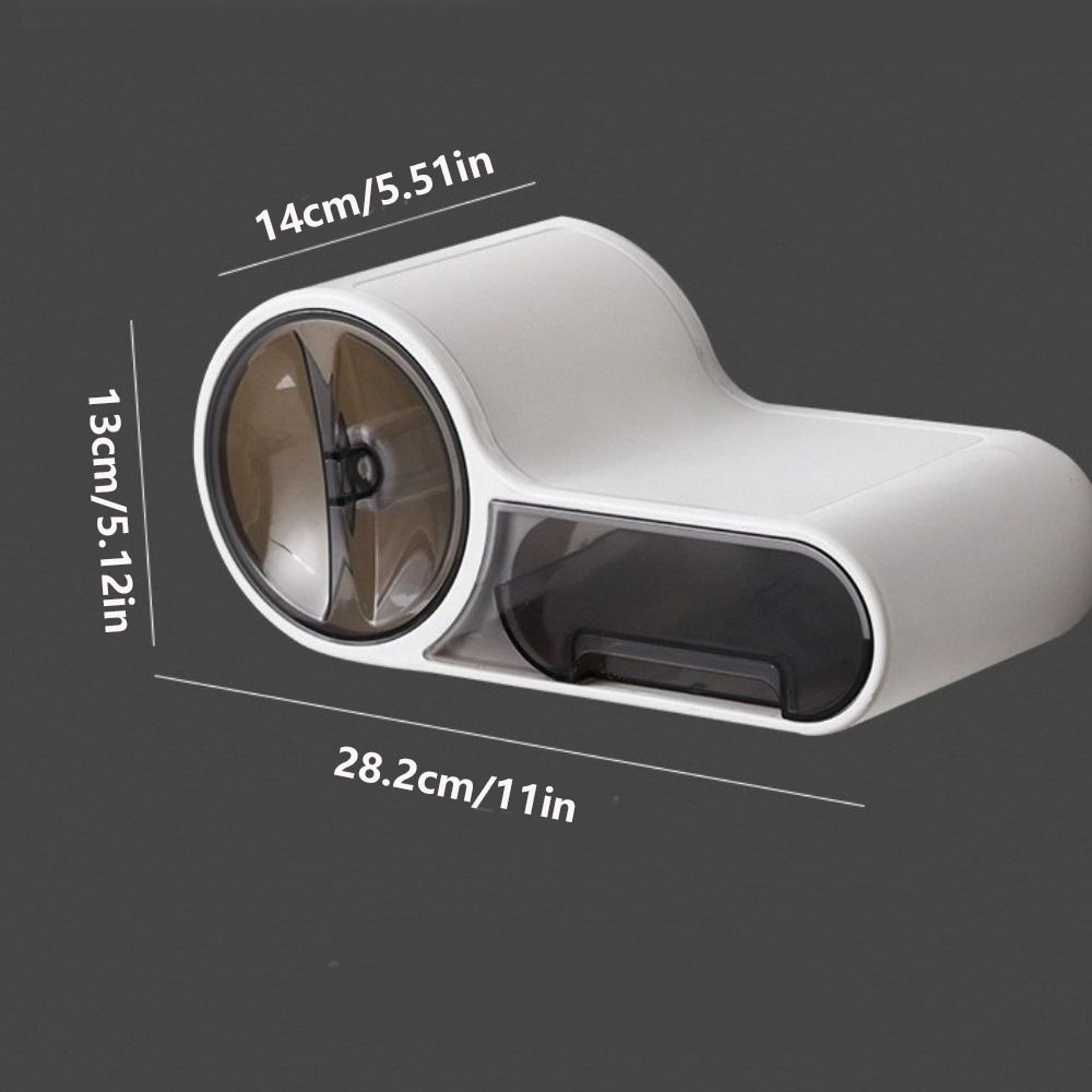 Waterproof Wall Mount Toilet Paper Holder With Storage Shelf  Phone Stand 4