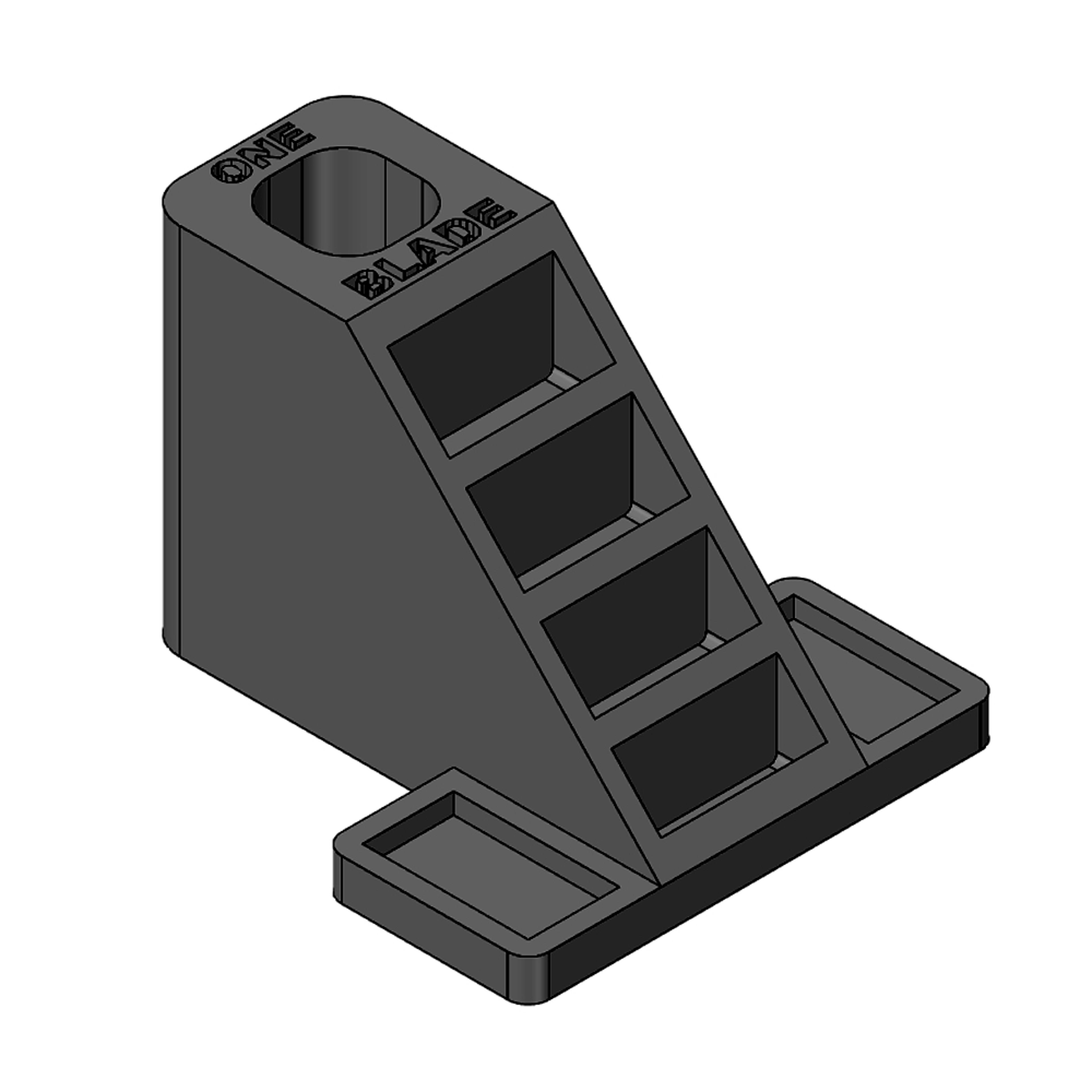 Minimalist Wall Mount Razor Holder Stand For Philips Shavers Bathroom Organizer 2