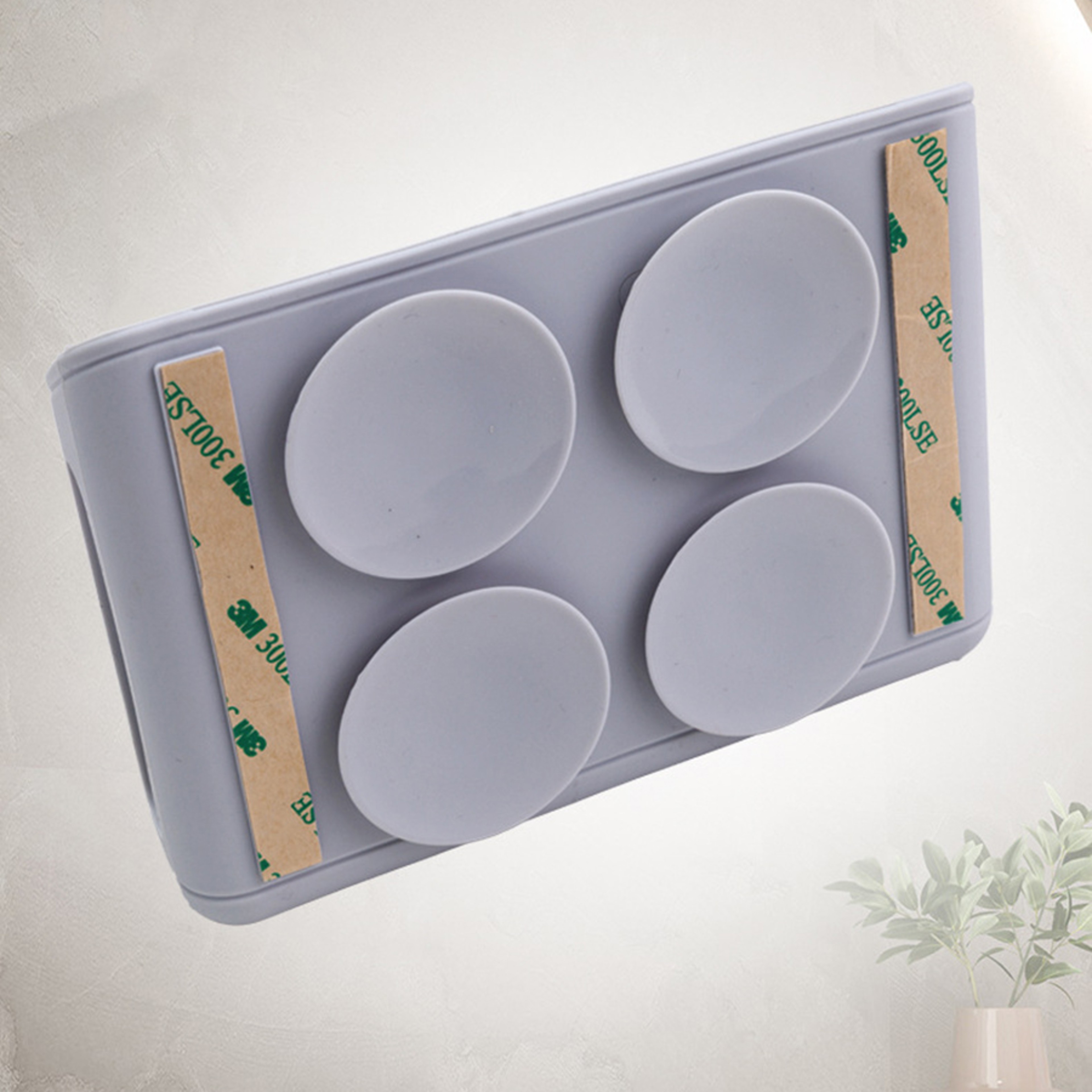 Wall Mount Toothbrush Holder  Bathroom Organizer For Electric Toothbrush Razor  Toothpaste Storage 3