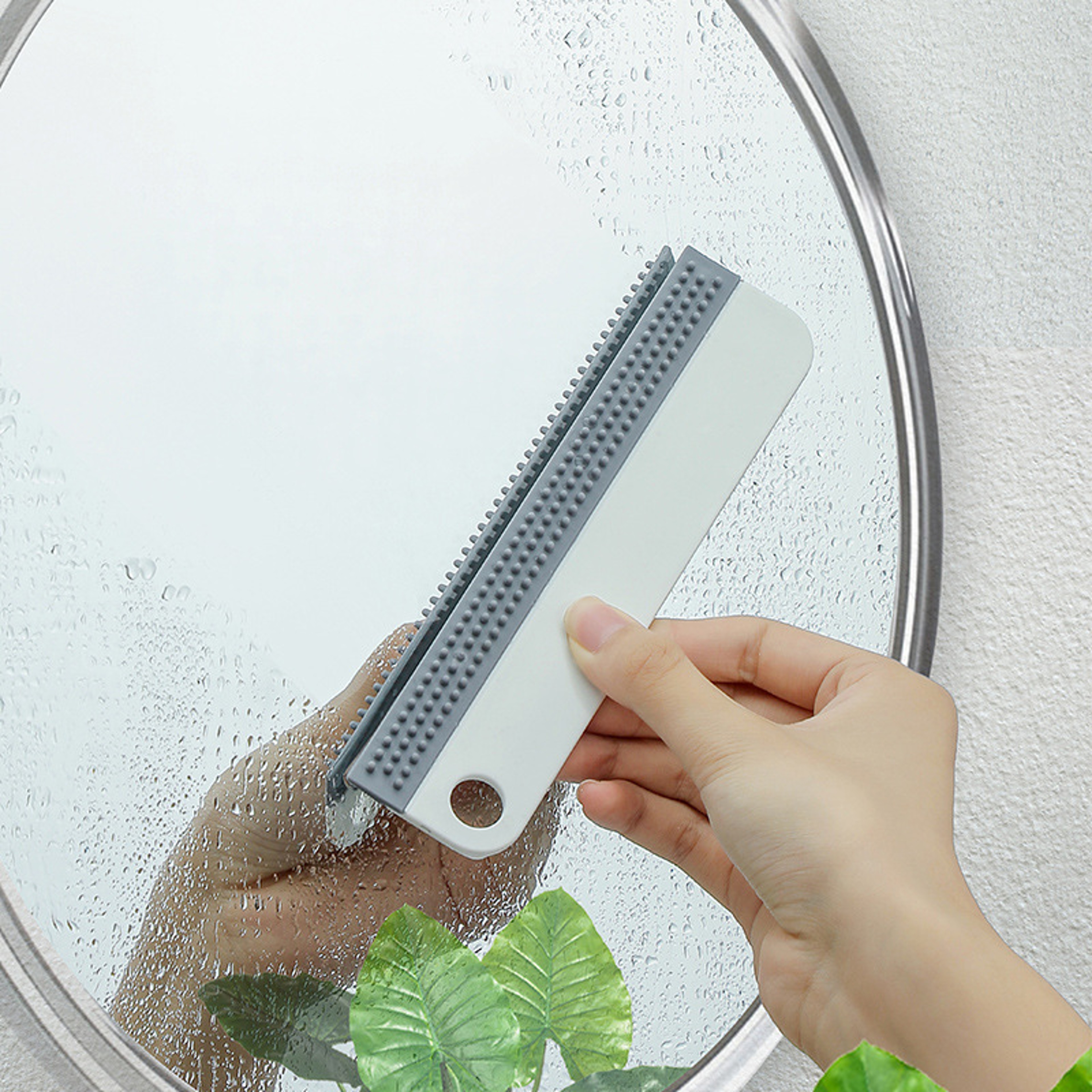 CrystalClear Mini Silicone Window Squeegee For Glass Mirrors  Shower Doors 0
