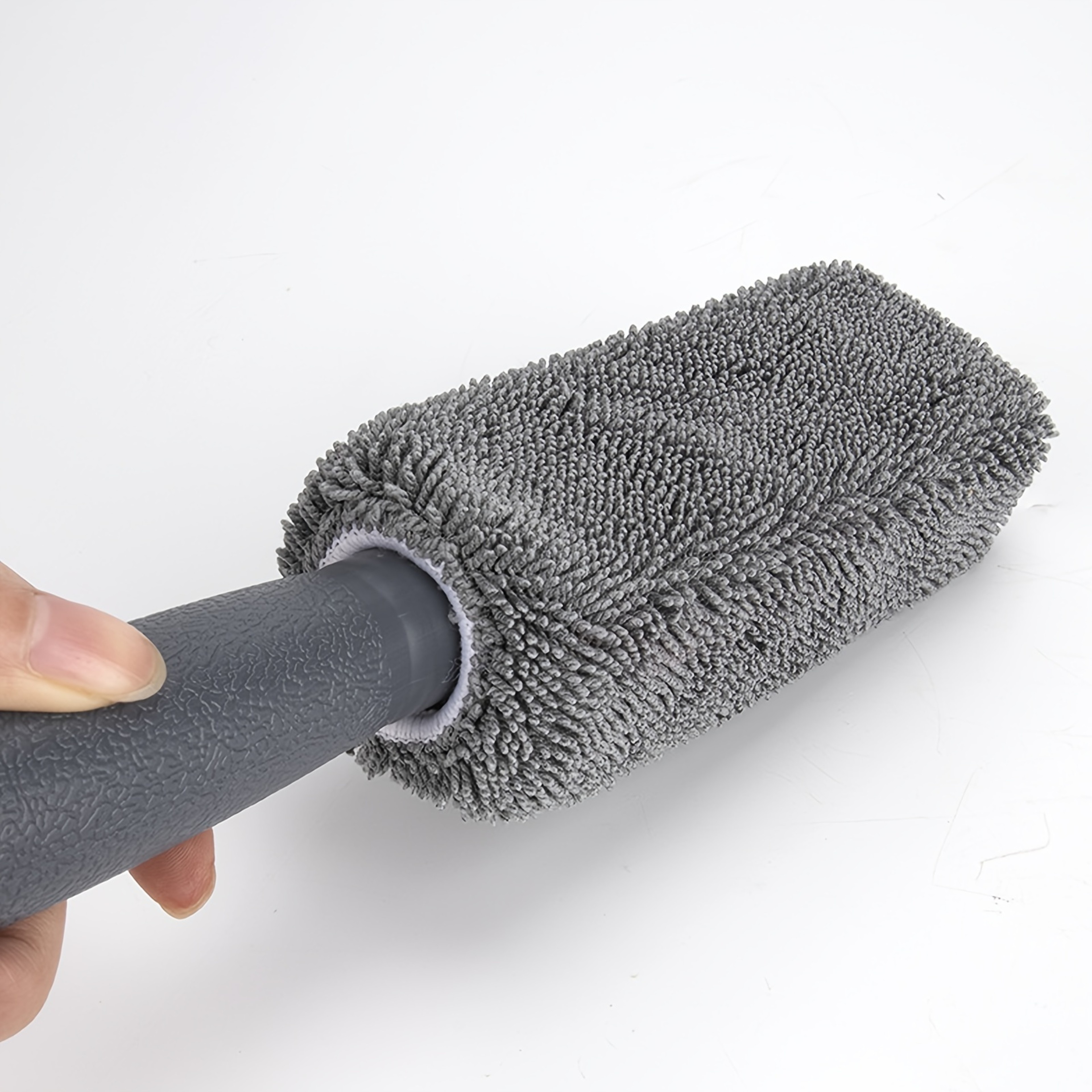 Premium Microfiber Car Tire Brush  Tire Detailing Wheel Rim Cleaner 1