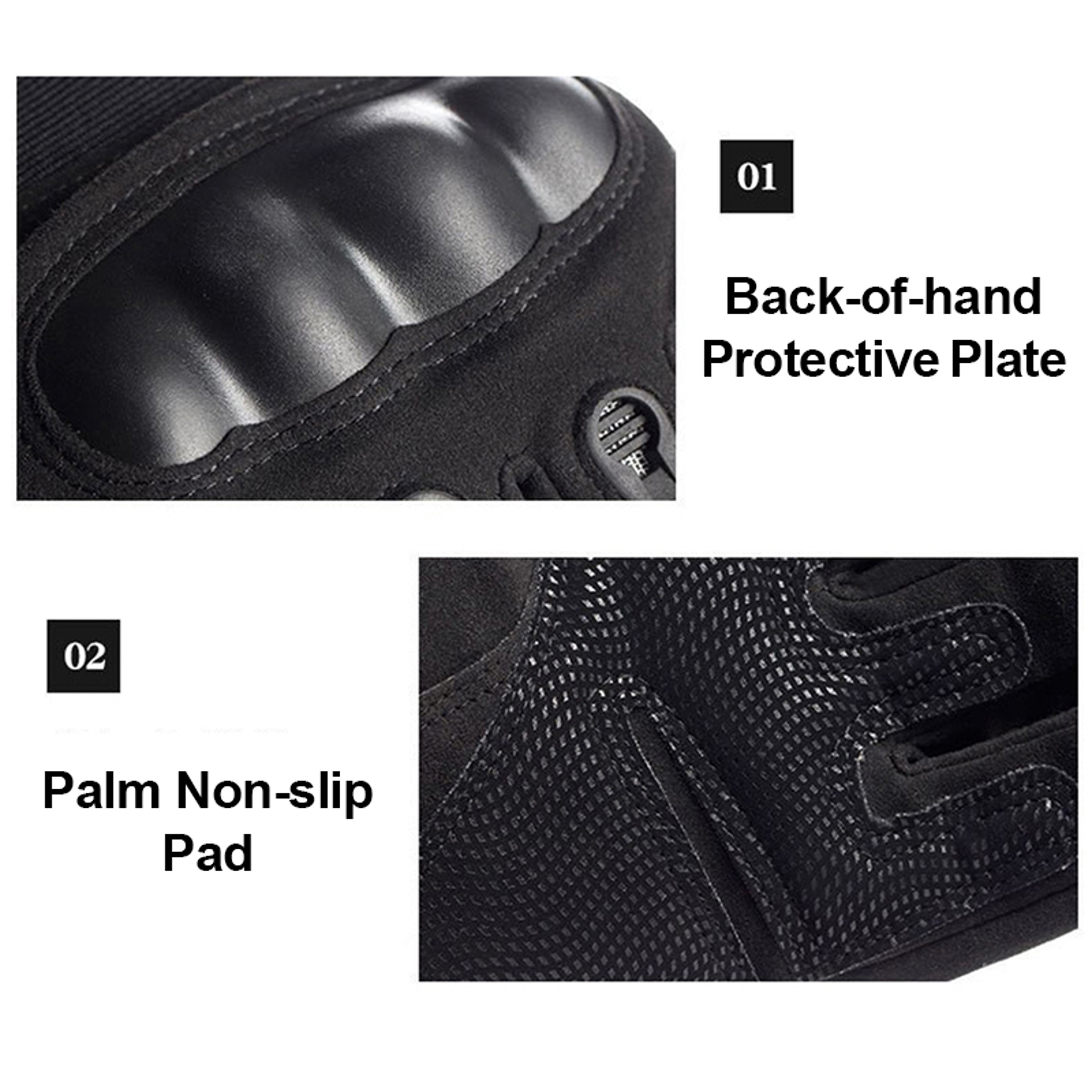 Elite Fingerless Tactical Gloves Anti Slip Breathable Outdoor Gloves For Cycling  Hiking 2