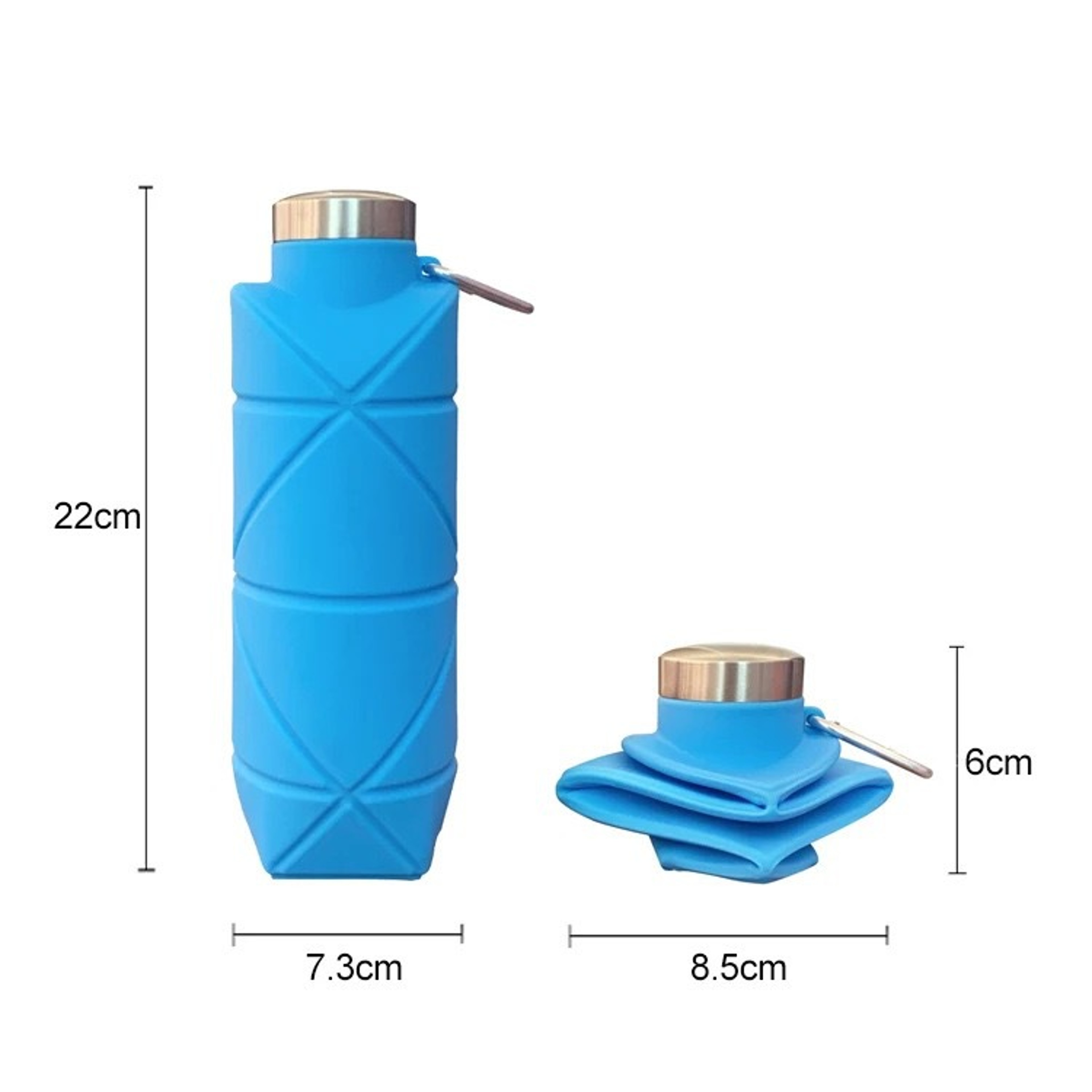 Premium Collapsible Soft Water Bottle Portable Running Hydration Flask for Sports & Outdoor – view 2