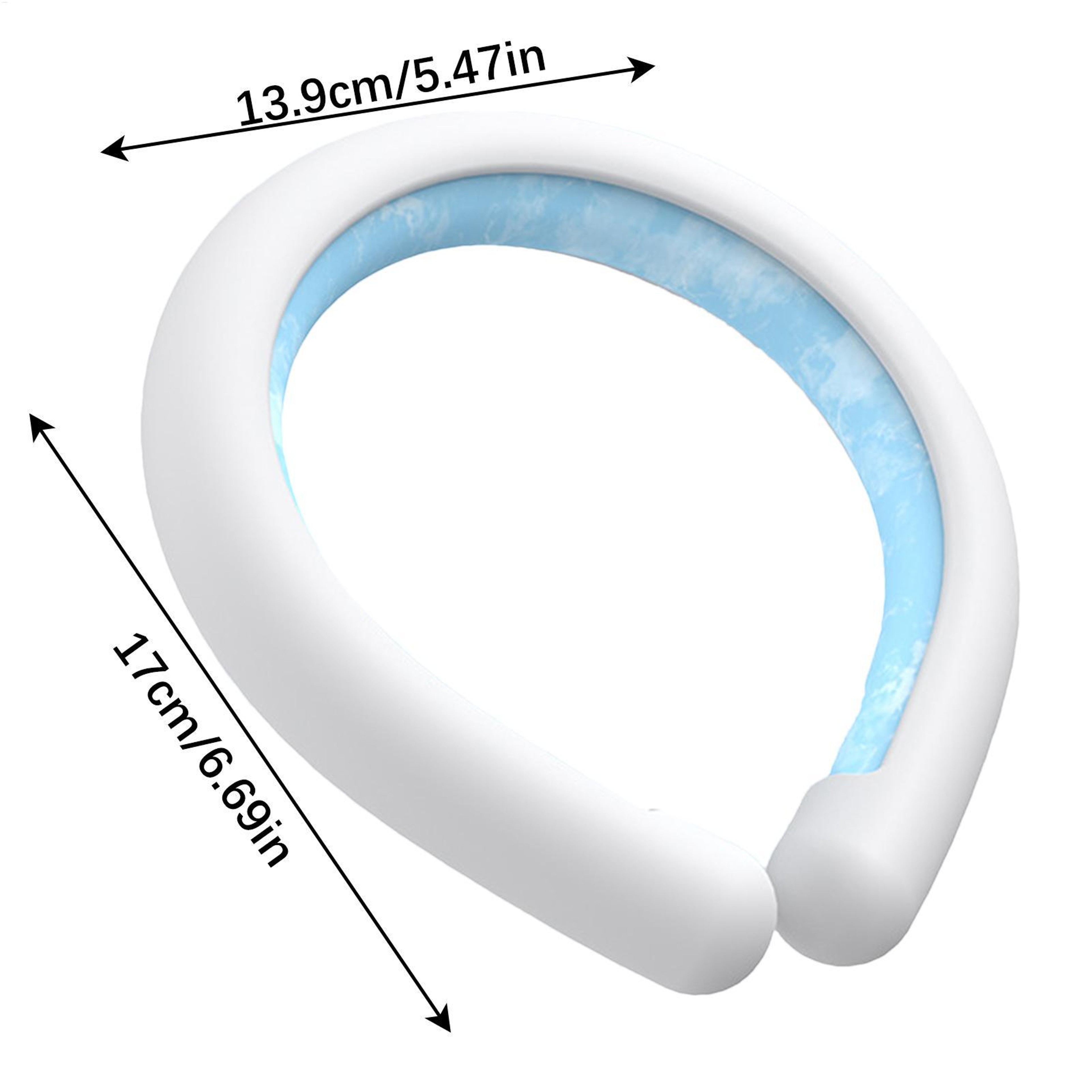 ArcticCool Reusable Neck Cooling Tube Wearable Ice Neck Wrap For Summer Heat Relief 5