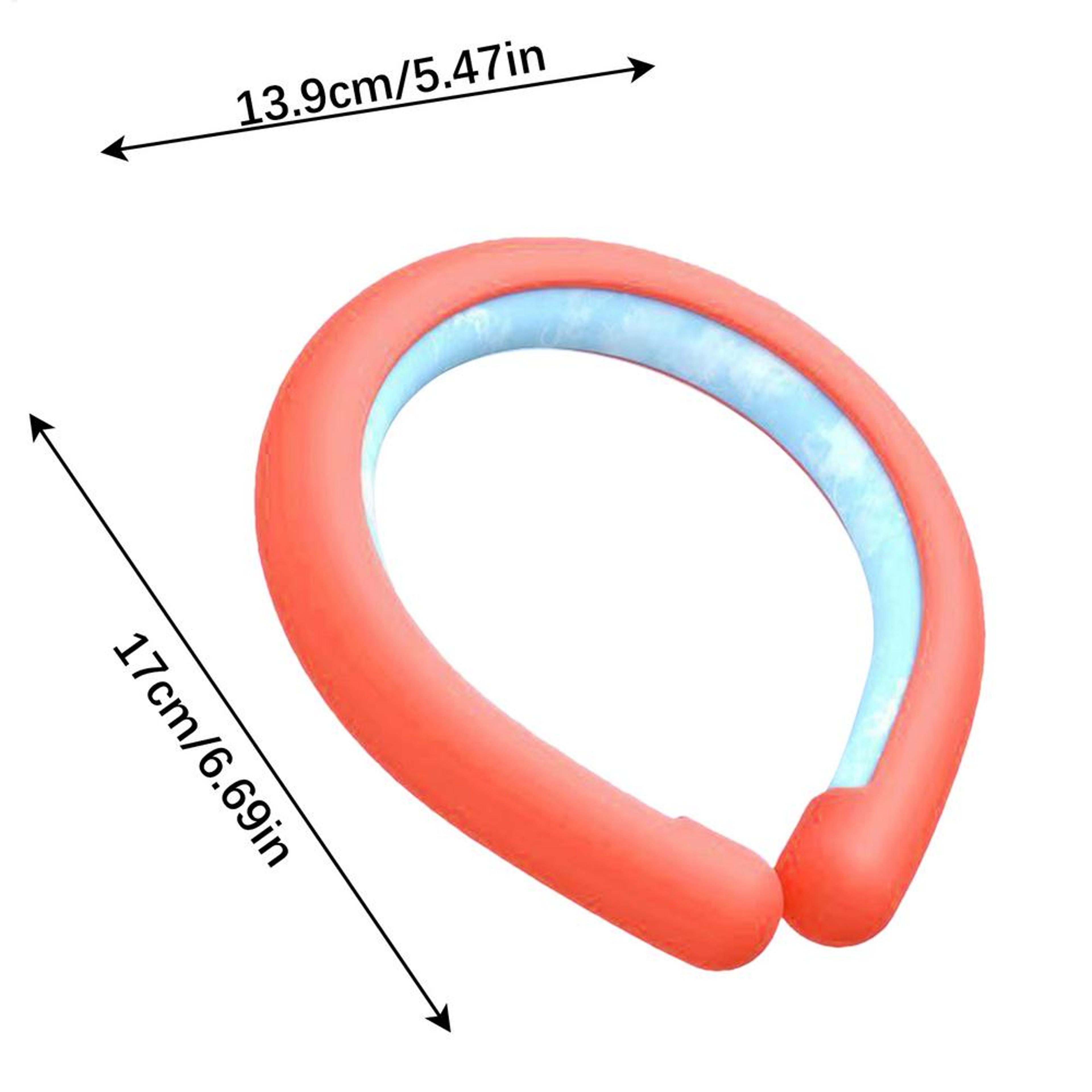 ArcticCool Reusable Neck Cooling Tube Wearable Ice Neck Wrap For Summer Heat Relief 10