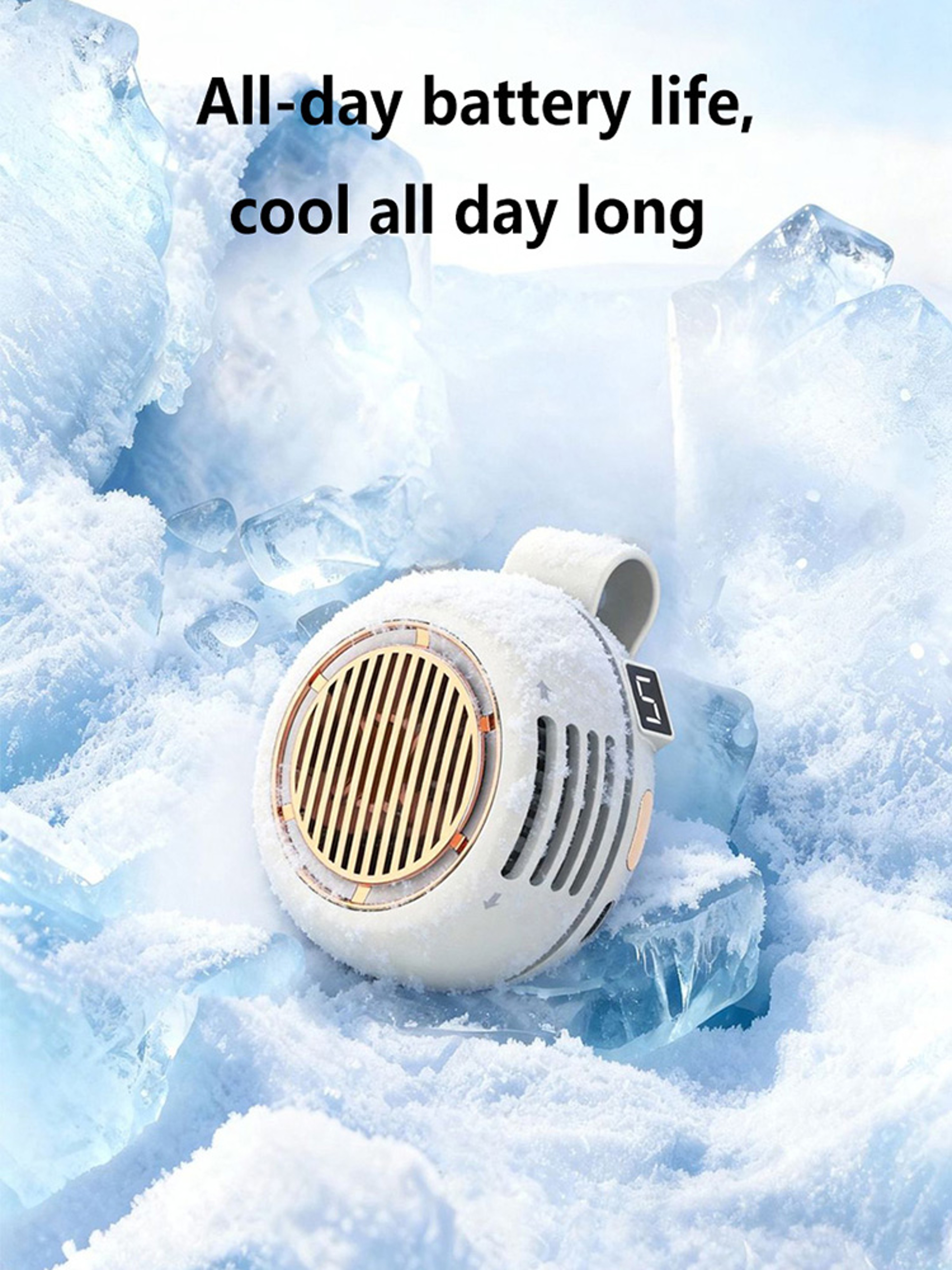ArcticClip Pro Wearable Portable Waist Fan USB Rechargeable Personal Cooling Fan 3