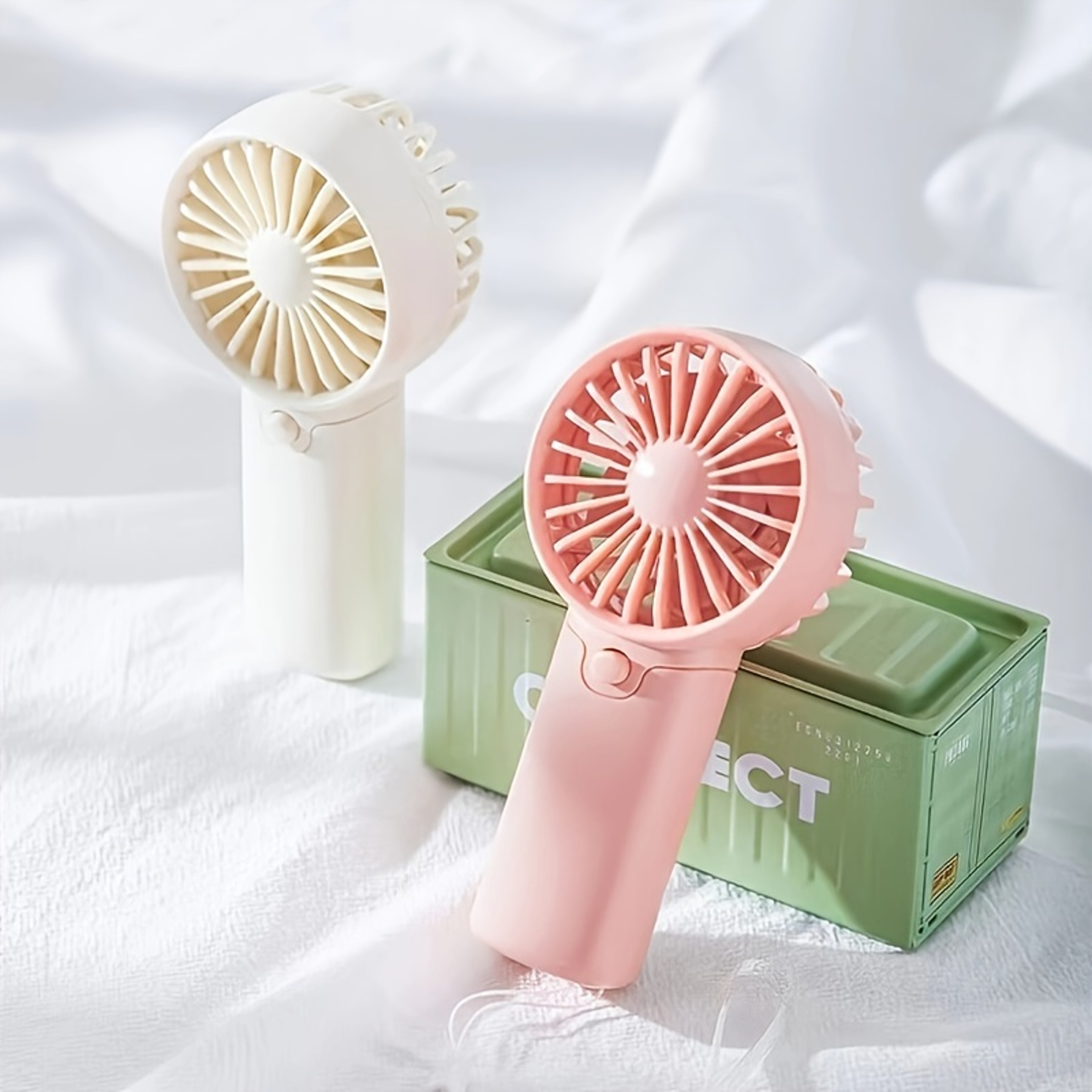 Portable Pocket Mini Fan Adjustable Handheld Cooling Fan – view 3