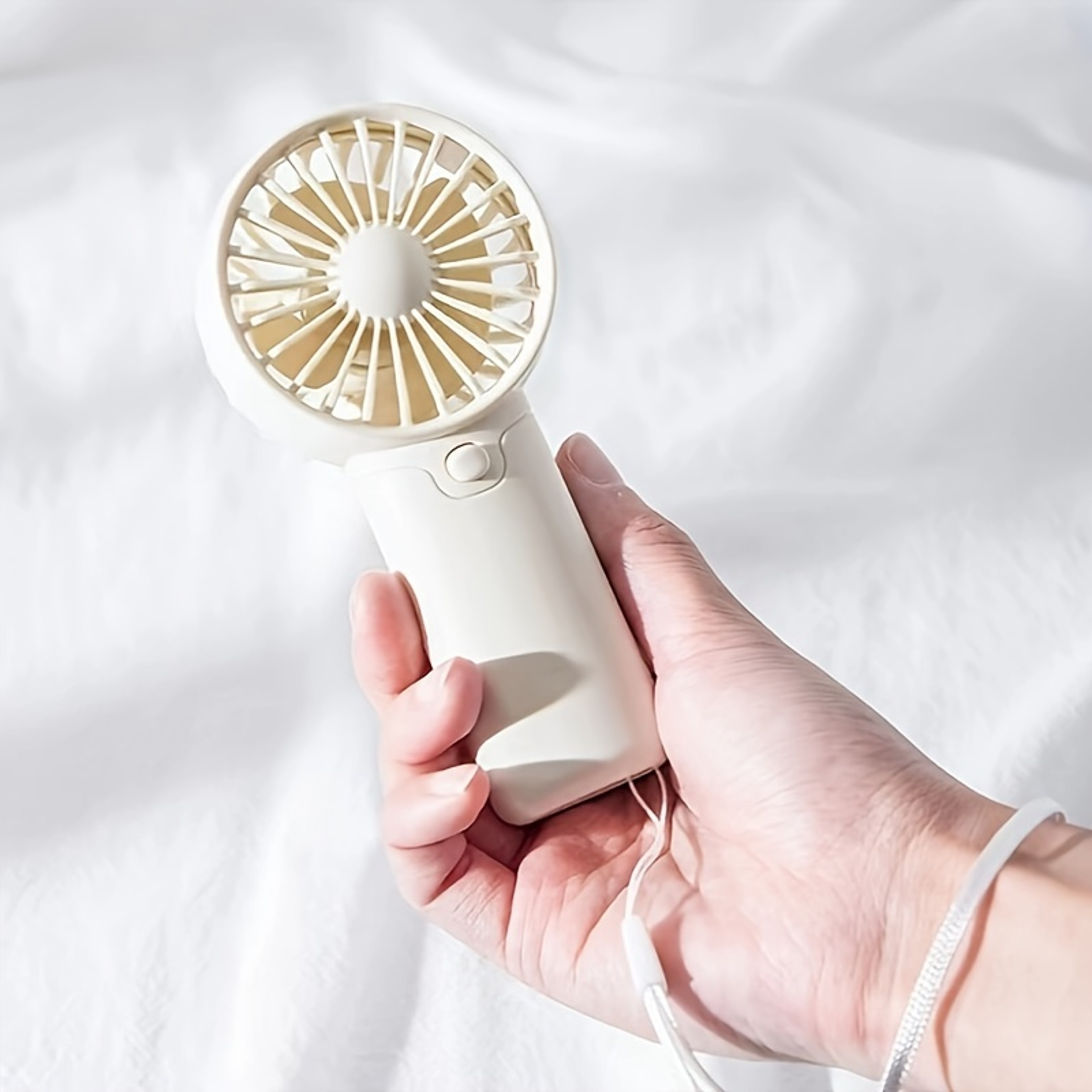 Portable Pocket Mini Fan Adjustable Handheld Cooling Fan – view 4